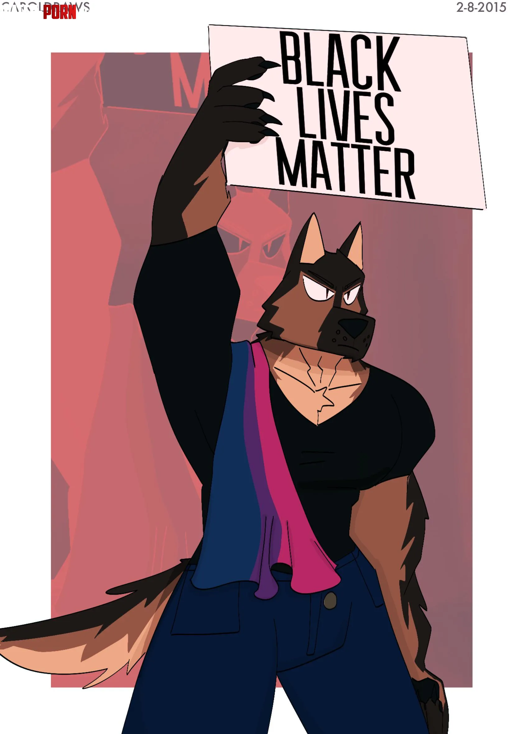 Something made by me for black history month last month using my OC, what do you think? (SFW) (I know I’m late, be nice) by LettuceBusiness4816