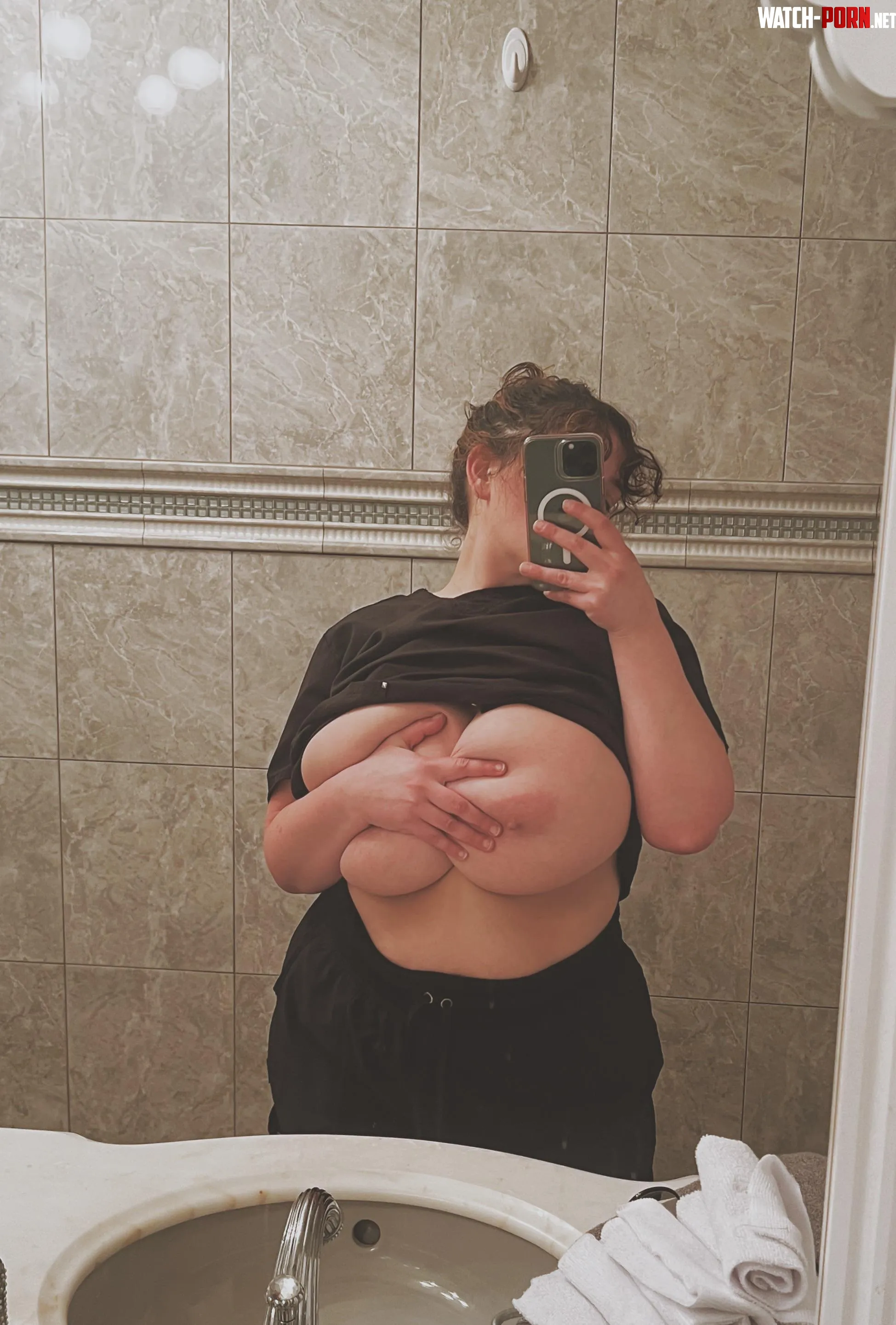 Caught with my tits out 😋 by Asleep_Willow7848