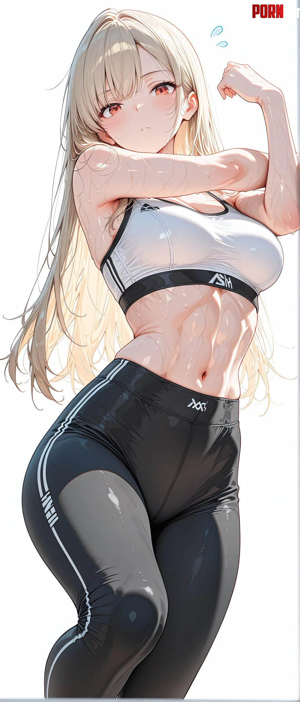 Drenched from her Jog by WoolsonDaSheep