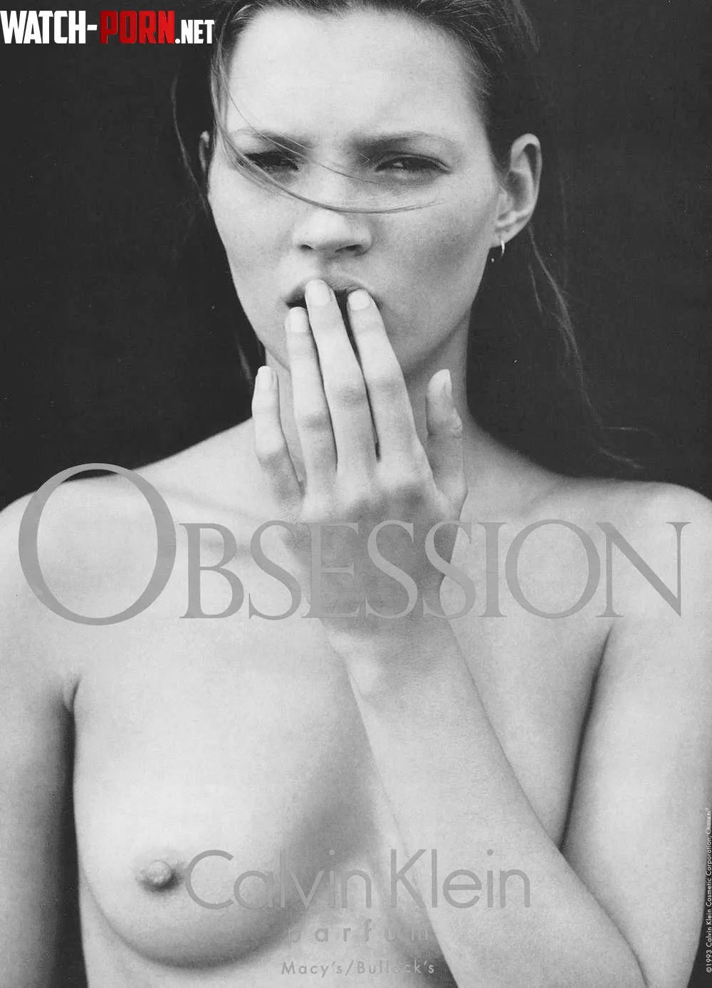Kate Moss | Obsession by Calvin Klein | in Vogue US January 1994 | ph. Mario Sorrenti by poisson-iv