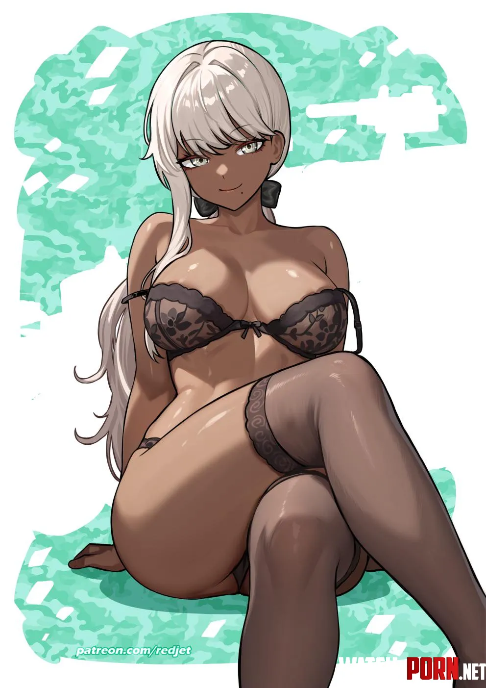 Tsubasa crossing her legs [The Hundred Line] (redjet00) by MartyrOfDespair