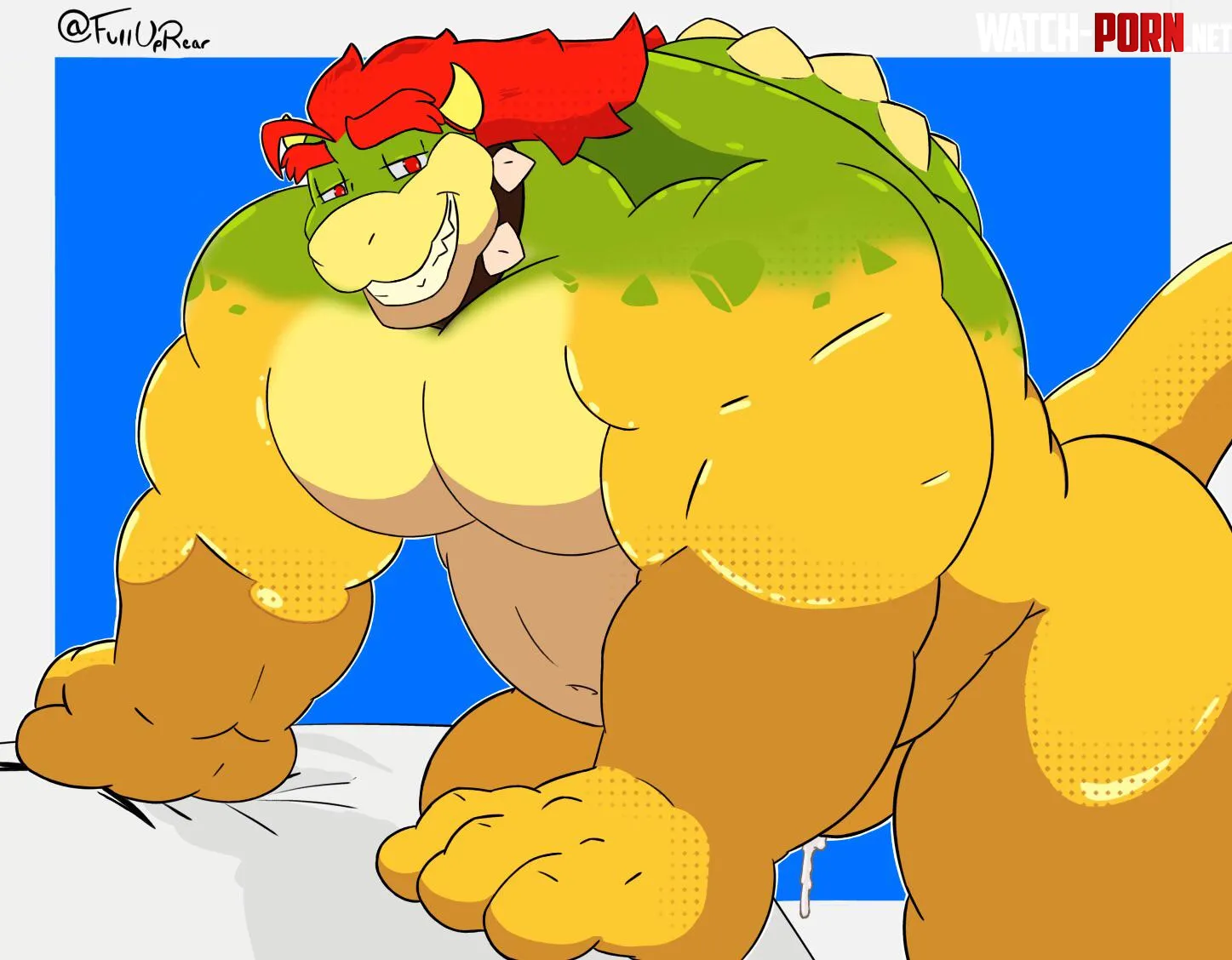 Bedtime with Bowser (By Me | @FullUpRear) by FullUpRear