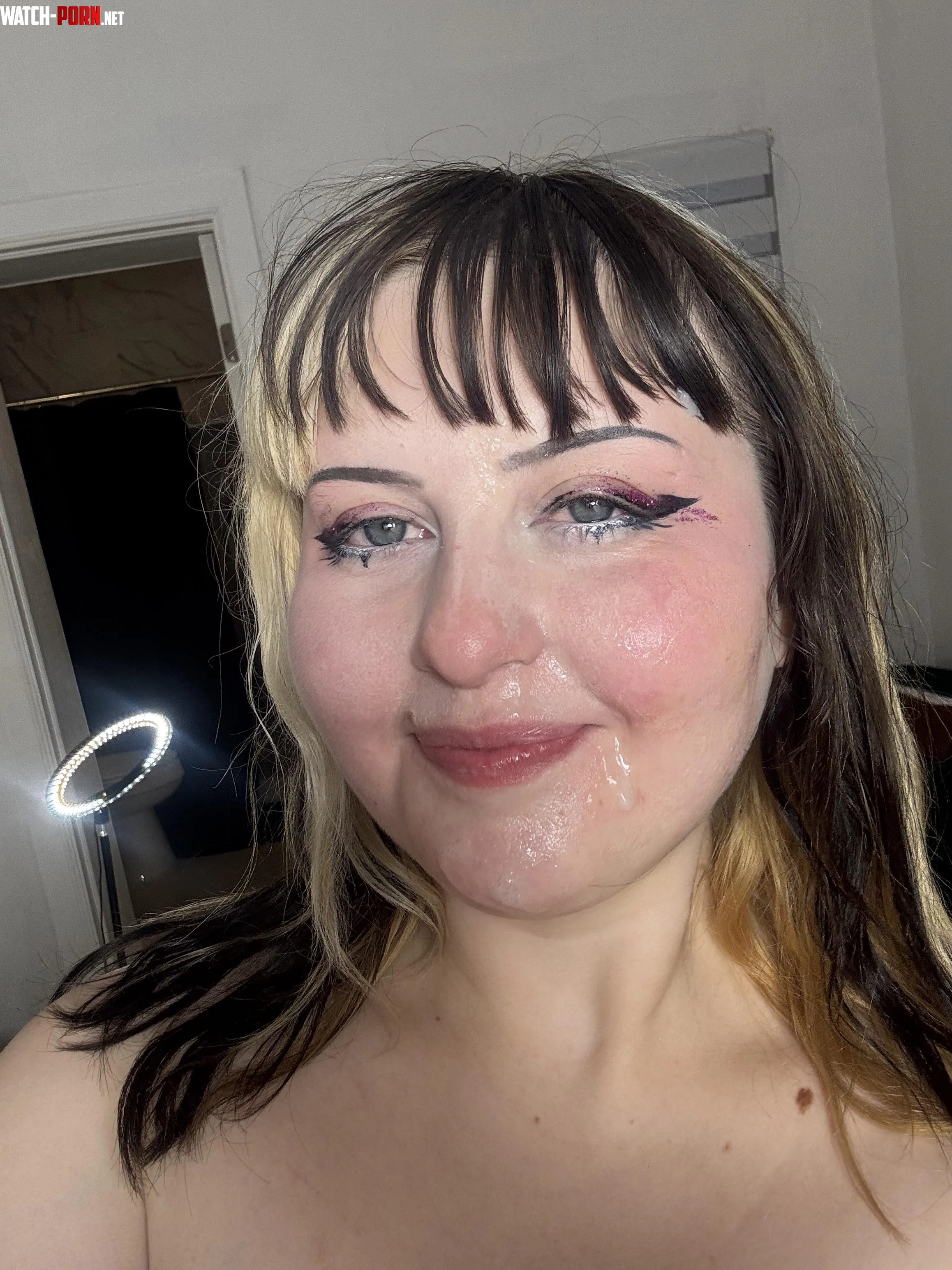 He came so hard on my face that my eyelashes came off by malluvsuuu