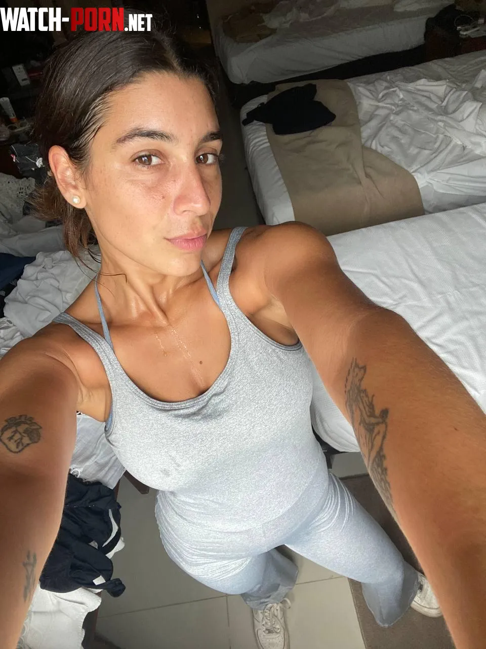 If this isn't sweat, what is it? 😅 by chrissy-fit