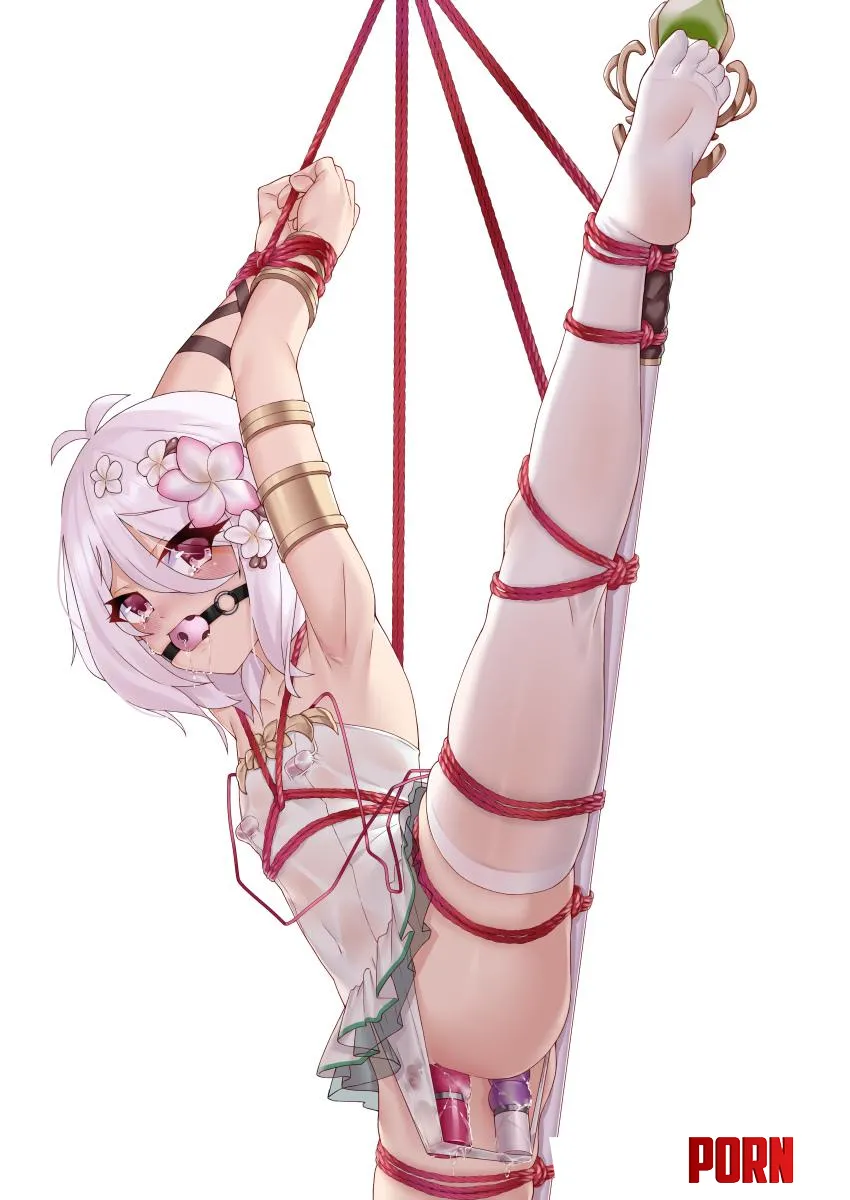 helpless suspension milking by neonnkitten