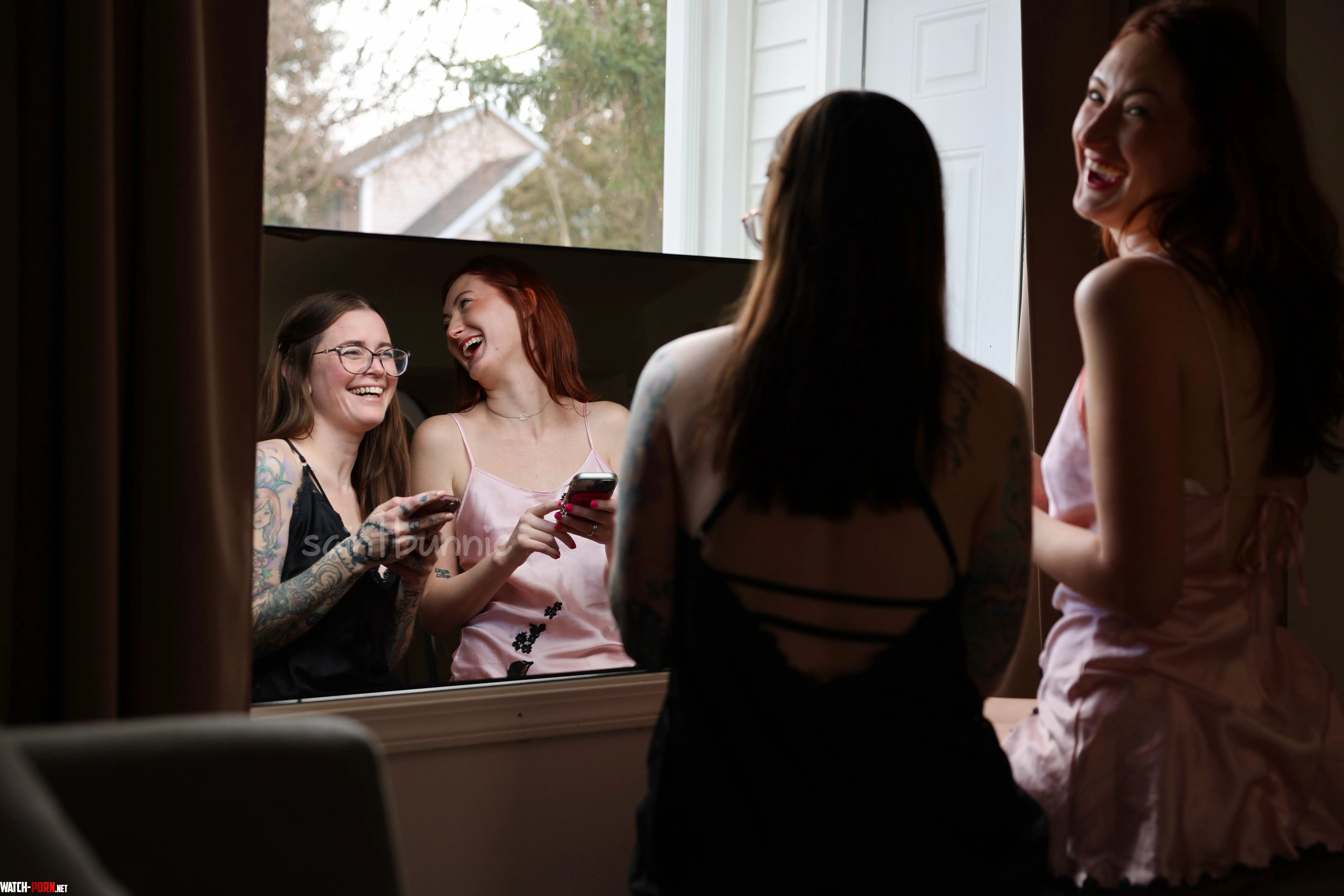 every room feels better filled with smiles and laughs by SaintBunnie