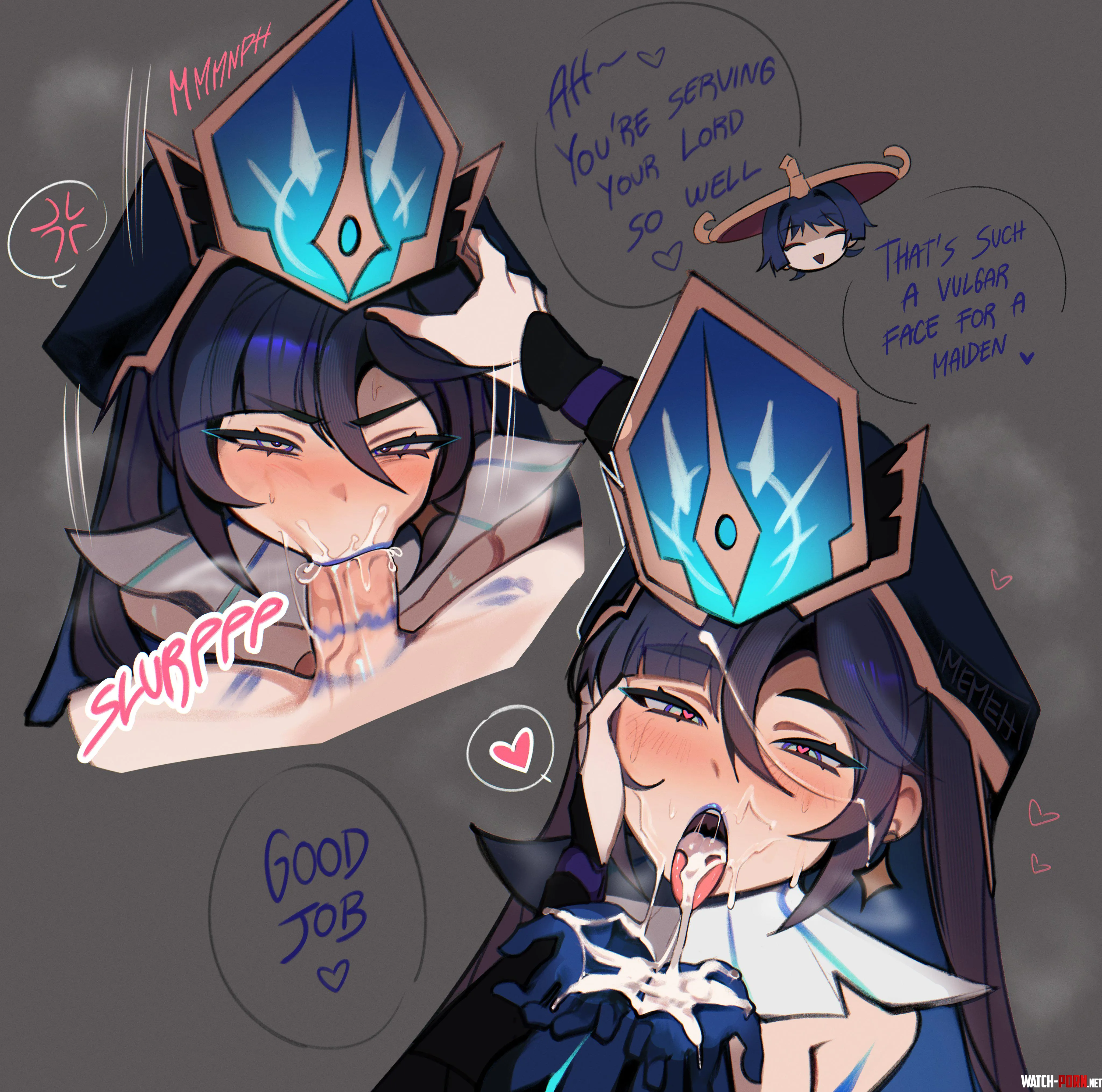 Mona's fatui training (MEMEH) [Genshin Impact] by xSaviour_N