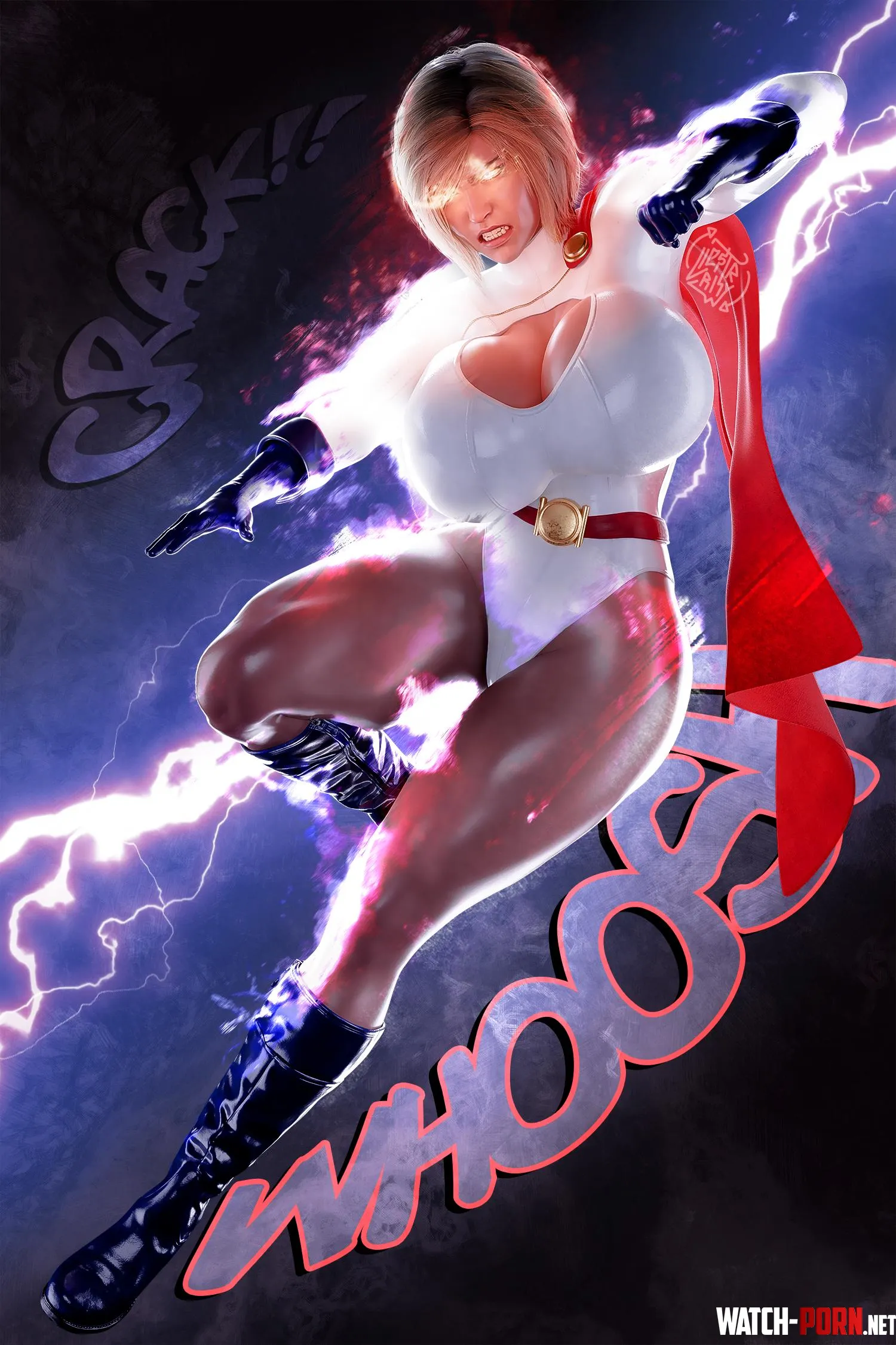 Powerful Power Girl (Rhyw) [DC] by __X69X__
