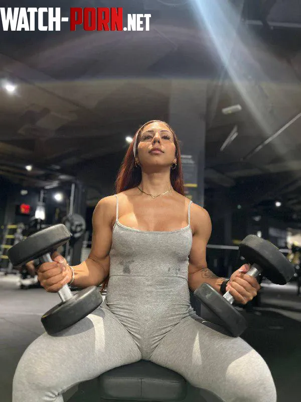 Going all out during my workout! I ain't letting up by Real-Diver8010