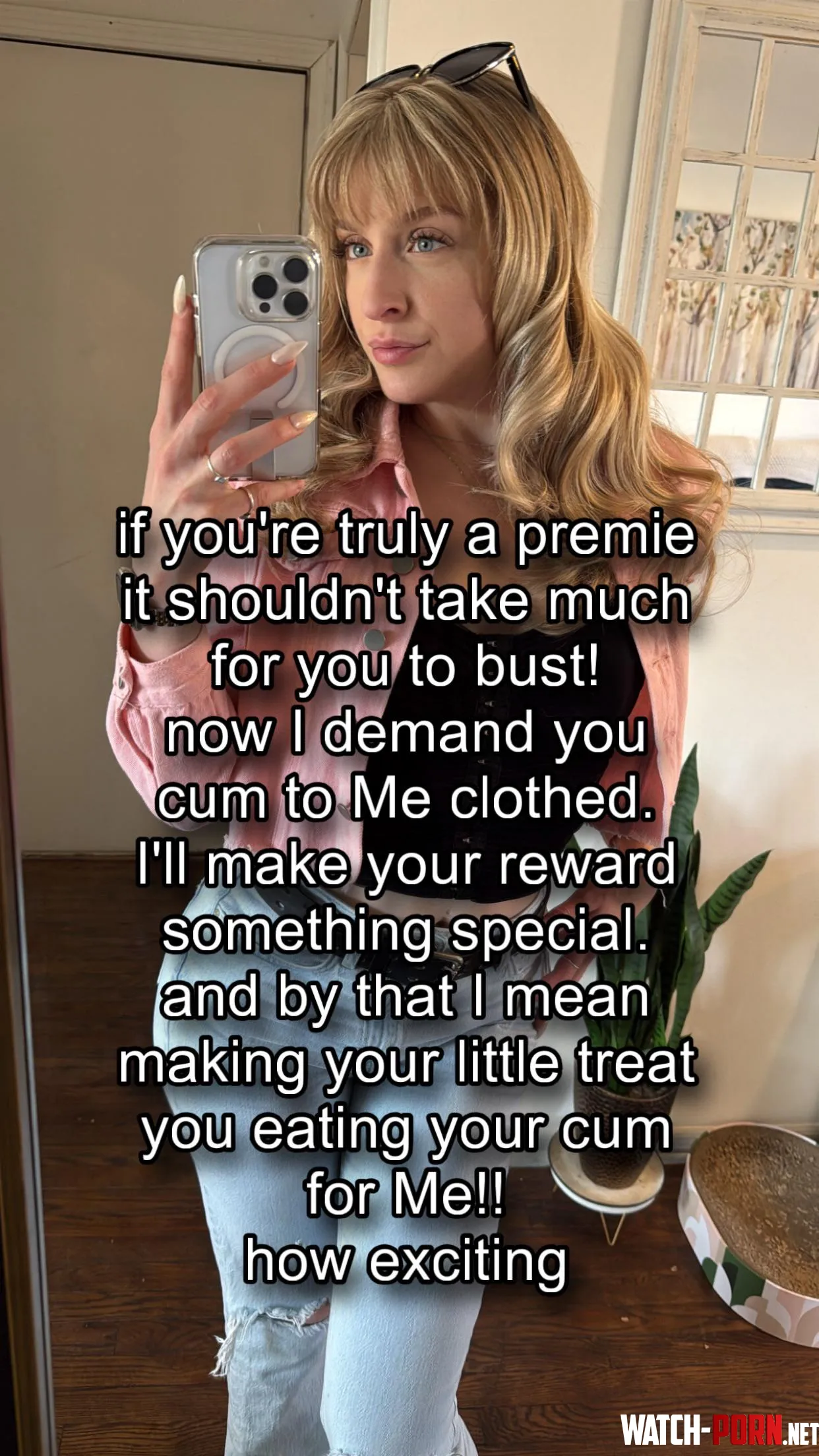 lick it up loser and make it fast I have things to do ;) by wiinierox