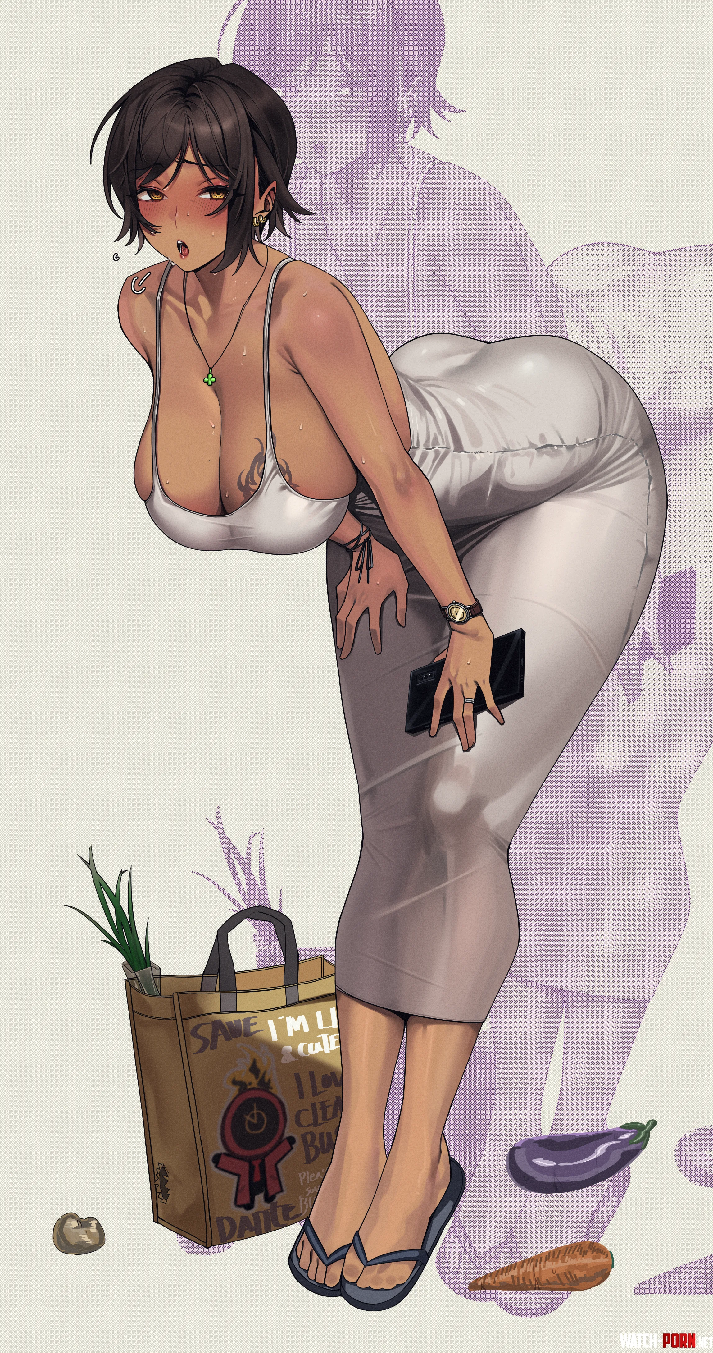 Tomboy Mommy Outis dropped her goodies! by Novel_Worldly