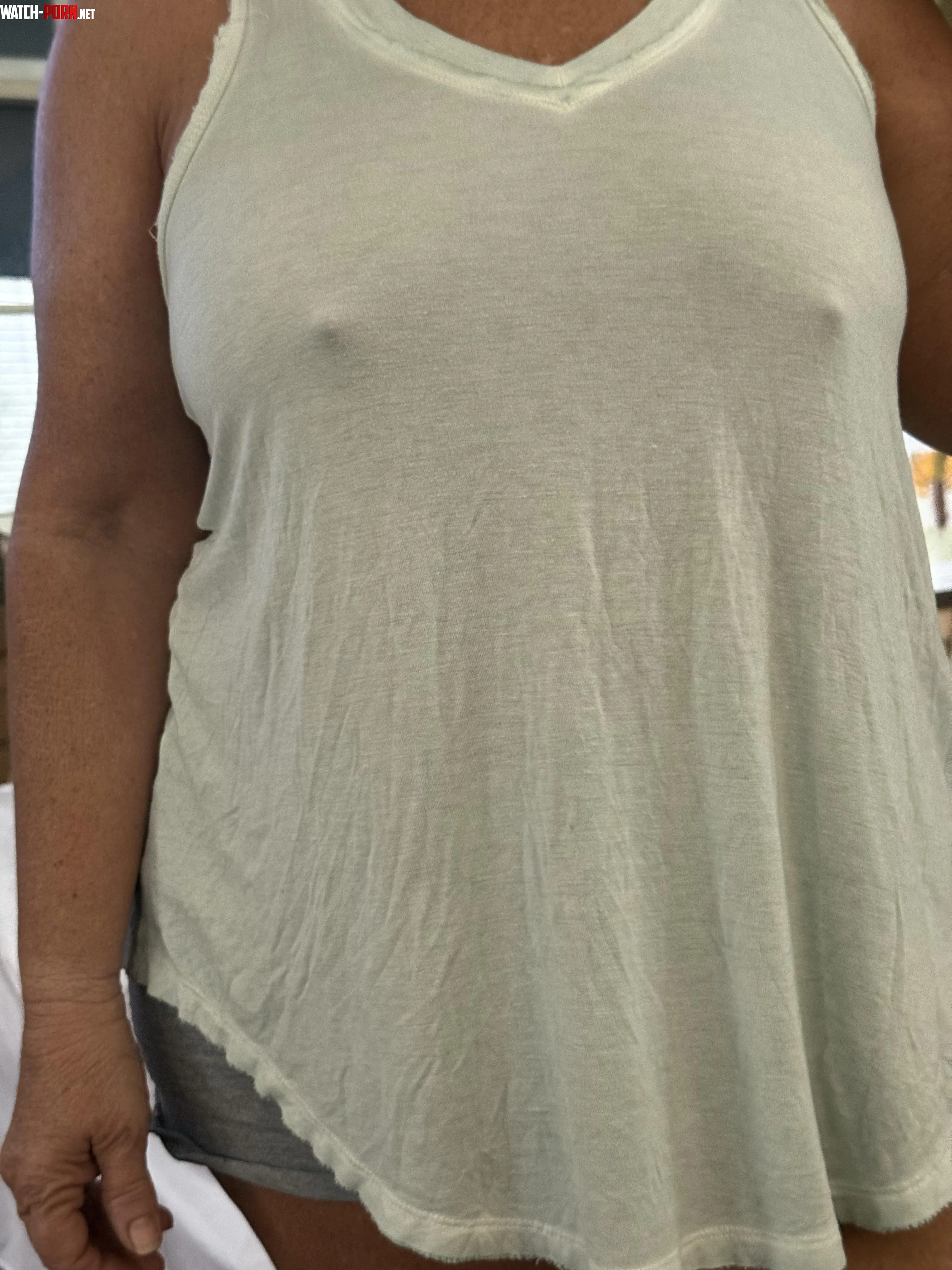 Braless today and most days by Sizzilingat60