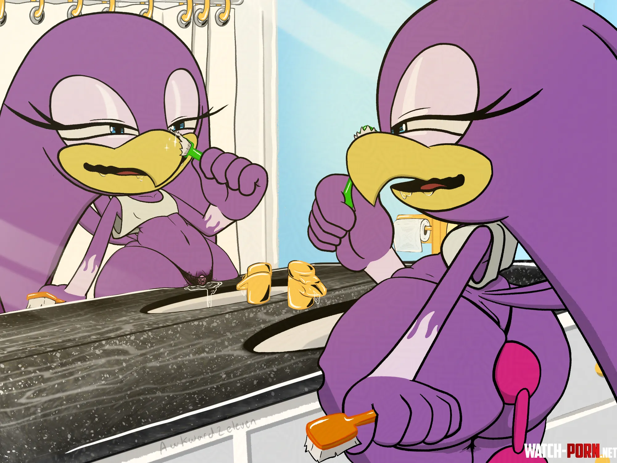 Morning Routine: Brush(es?) by Awkward2eleven