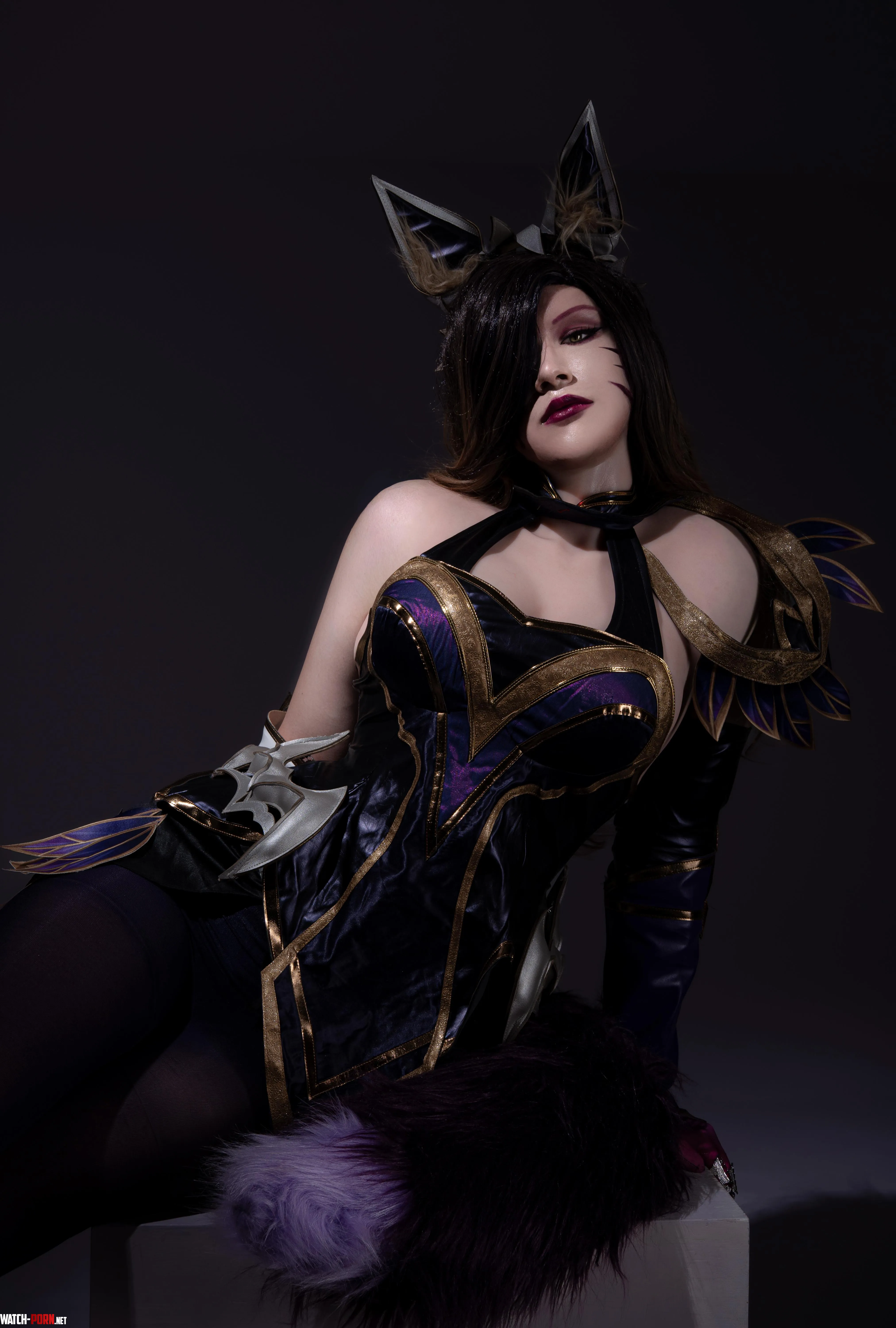 Bow down to your mommy, Coven Ahri Cosplay (ne0nixx) by ne0nixxxx