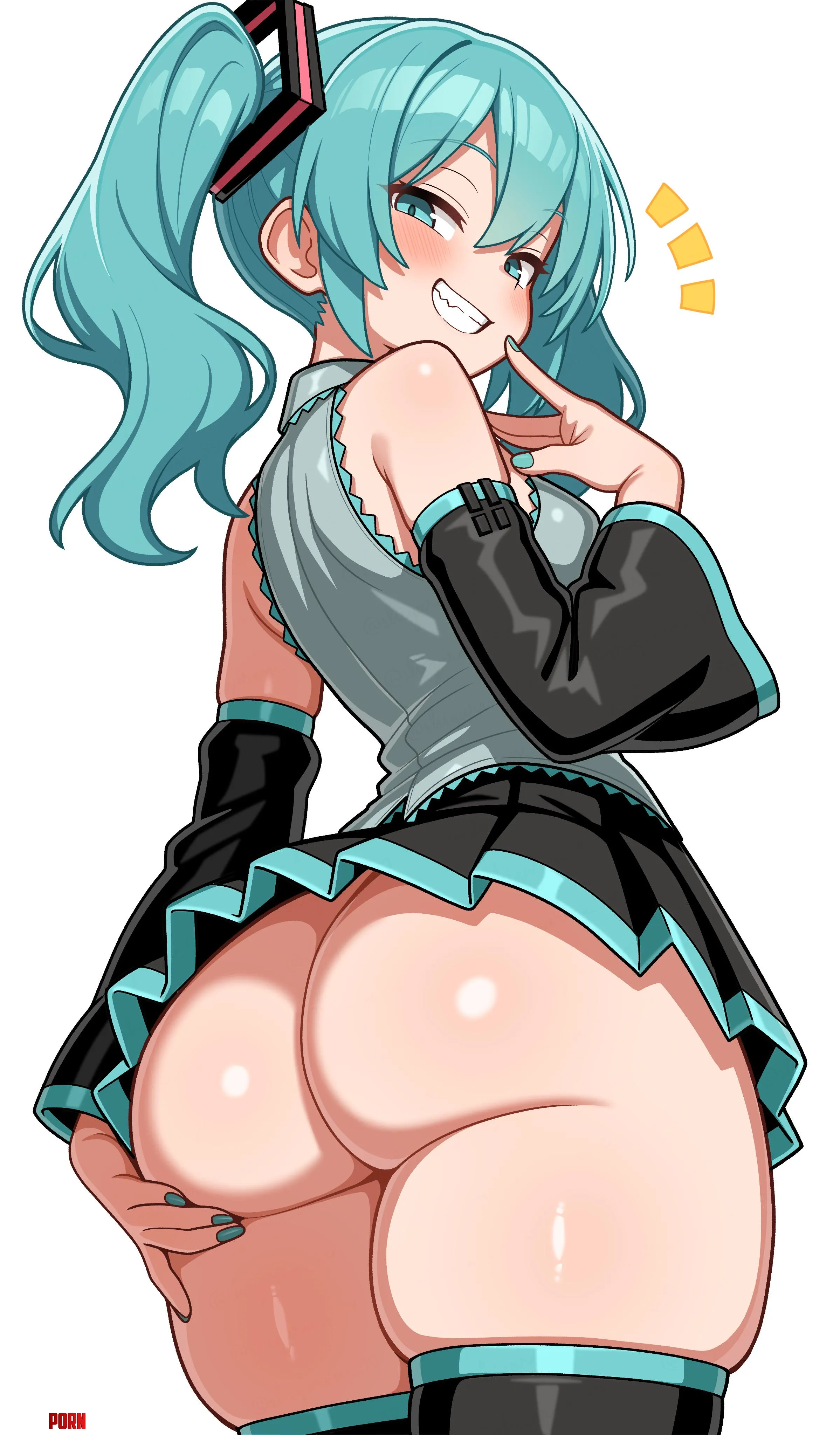 Miku booty (shiguren 39) [Vocaloid] by xKillua666
