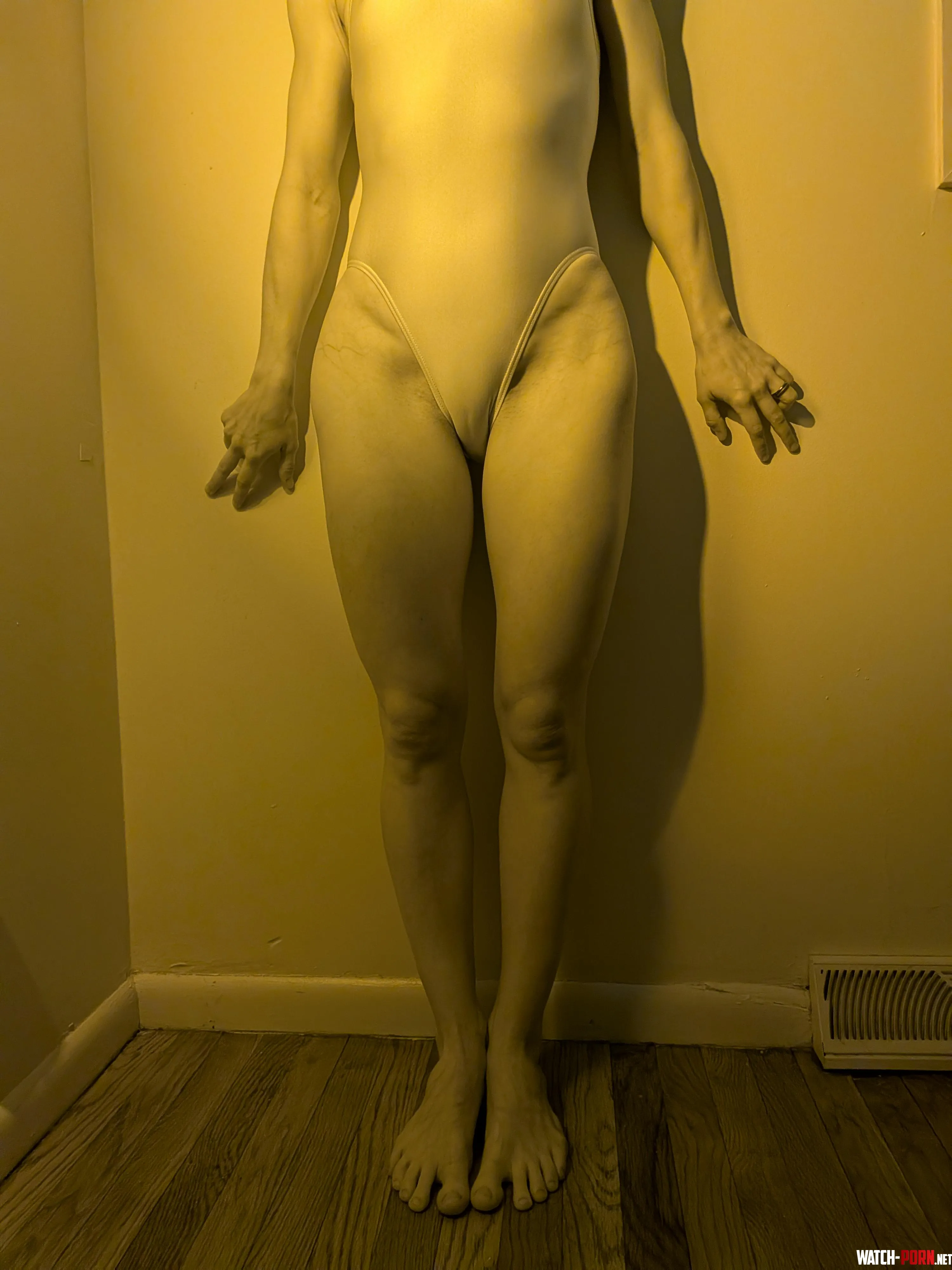 A white swimsuit as the color of the light it reflects by Ill-Reception-4817