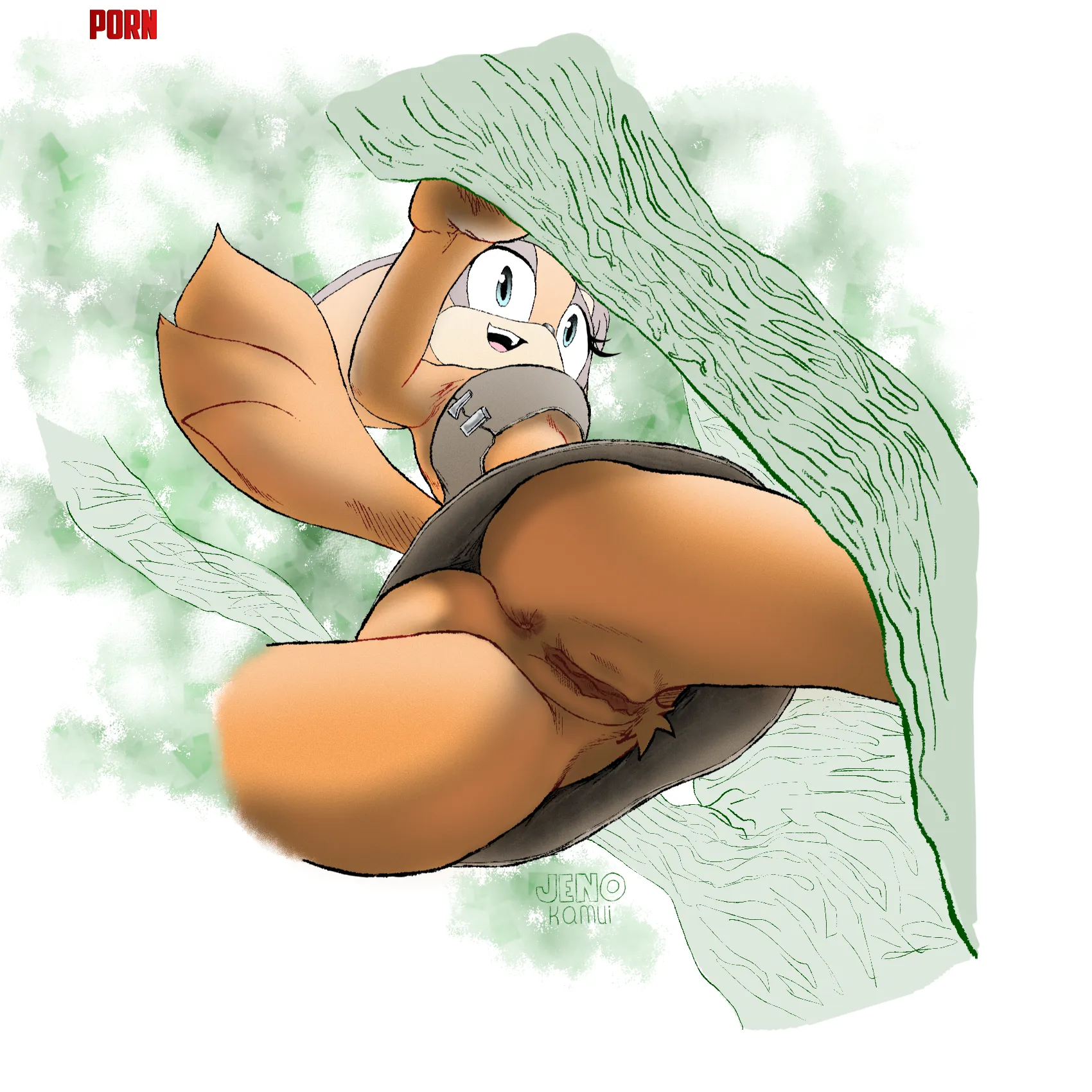 Sticks climbing a tree (JenoKamui) by JetFrozen