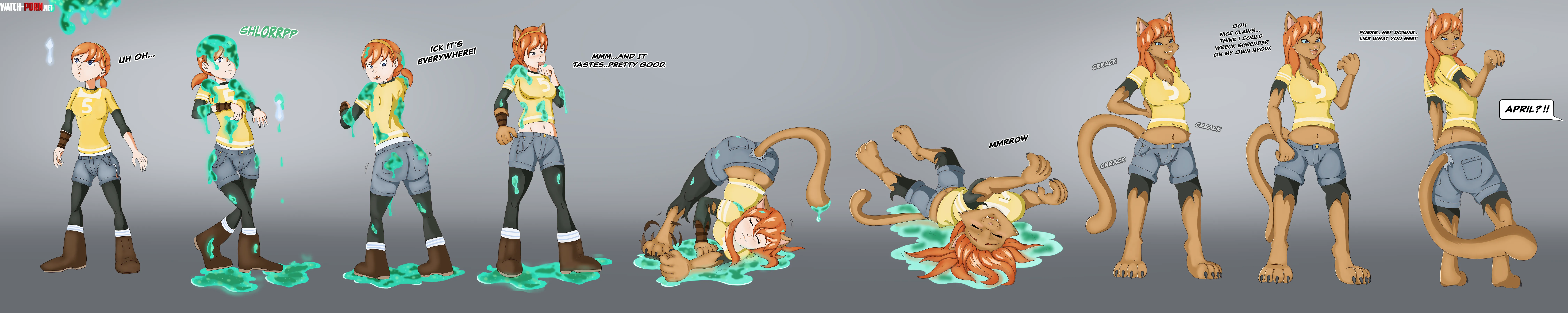 April's Mutating? by (Me) kriegerstein/ cillmevin by Furfactor9000