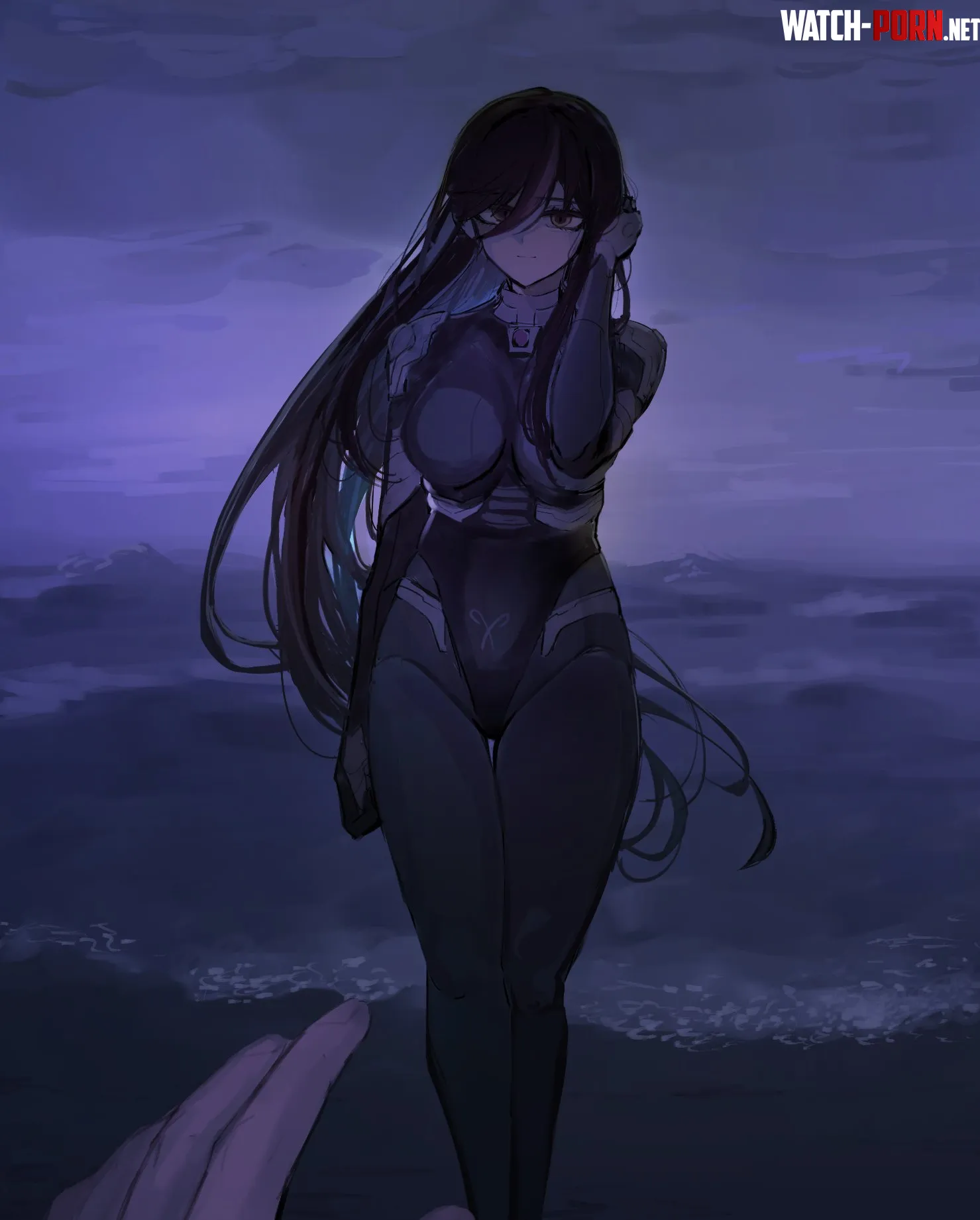 Eva by the sea [The Hundred Line] (chinuki_) by MartyrOfDespair