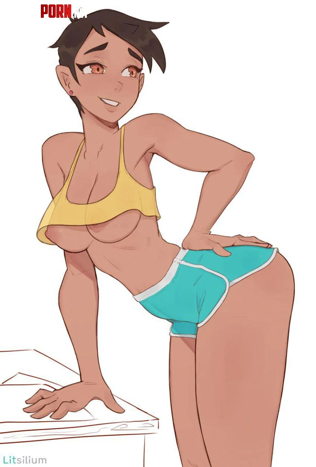 Lois Lane Workout Outfit (Litsilium) [DC Comics, My Adventures with Superman] by Ok-Preparation-50