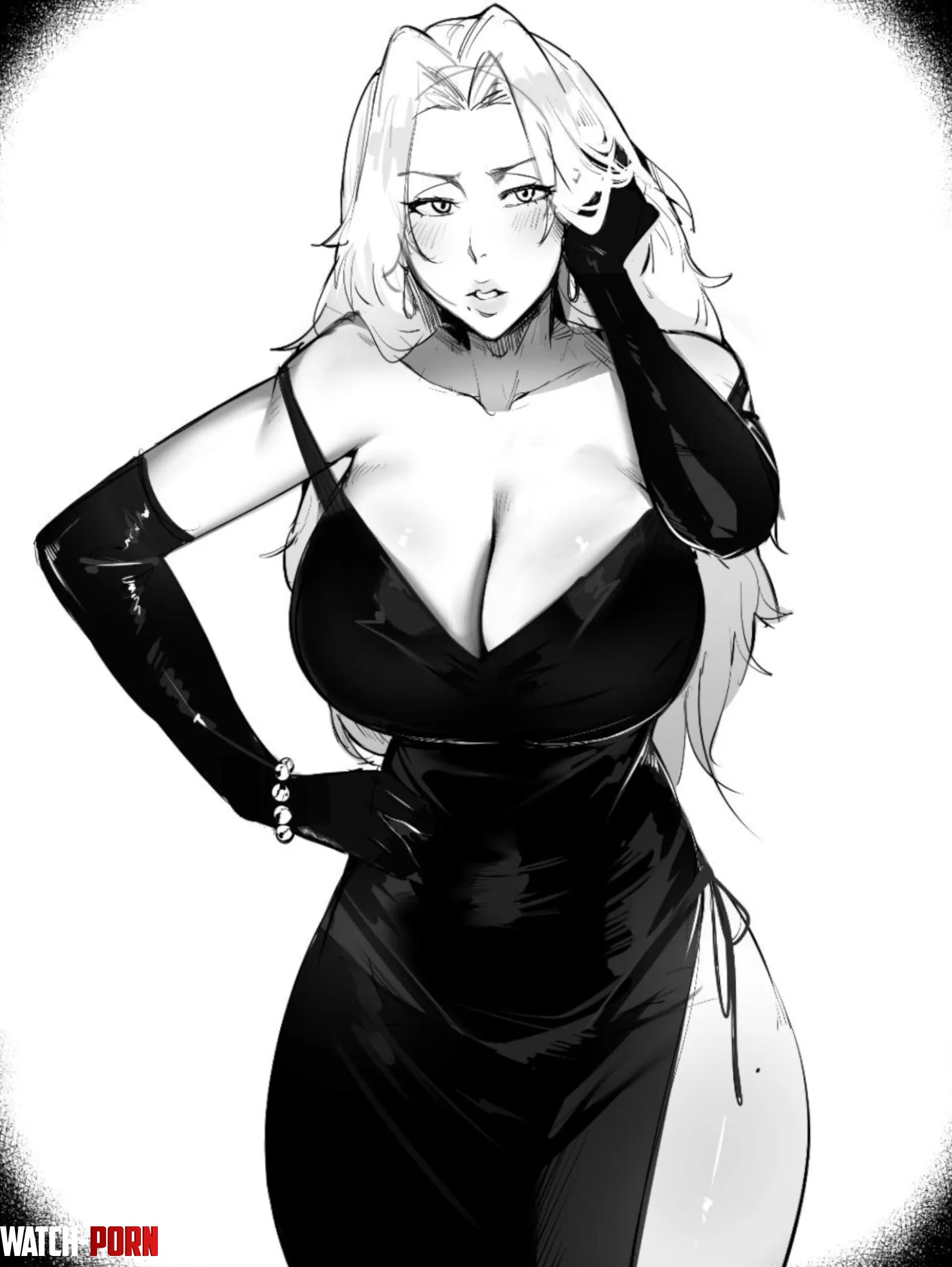All black Rangiku (OctoJuice) by idkkcake