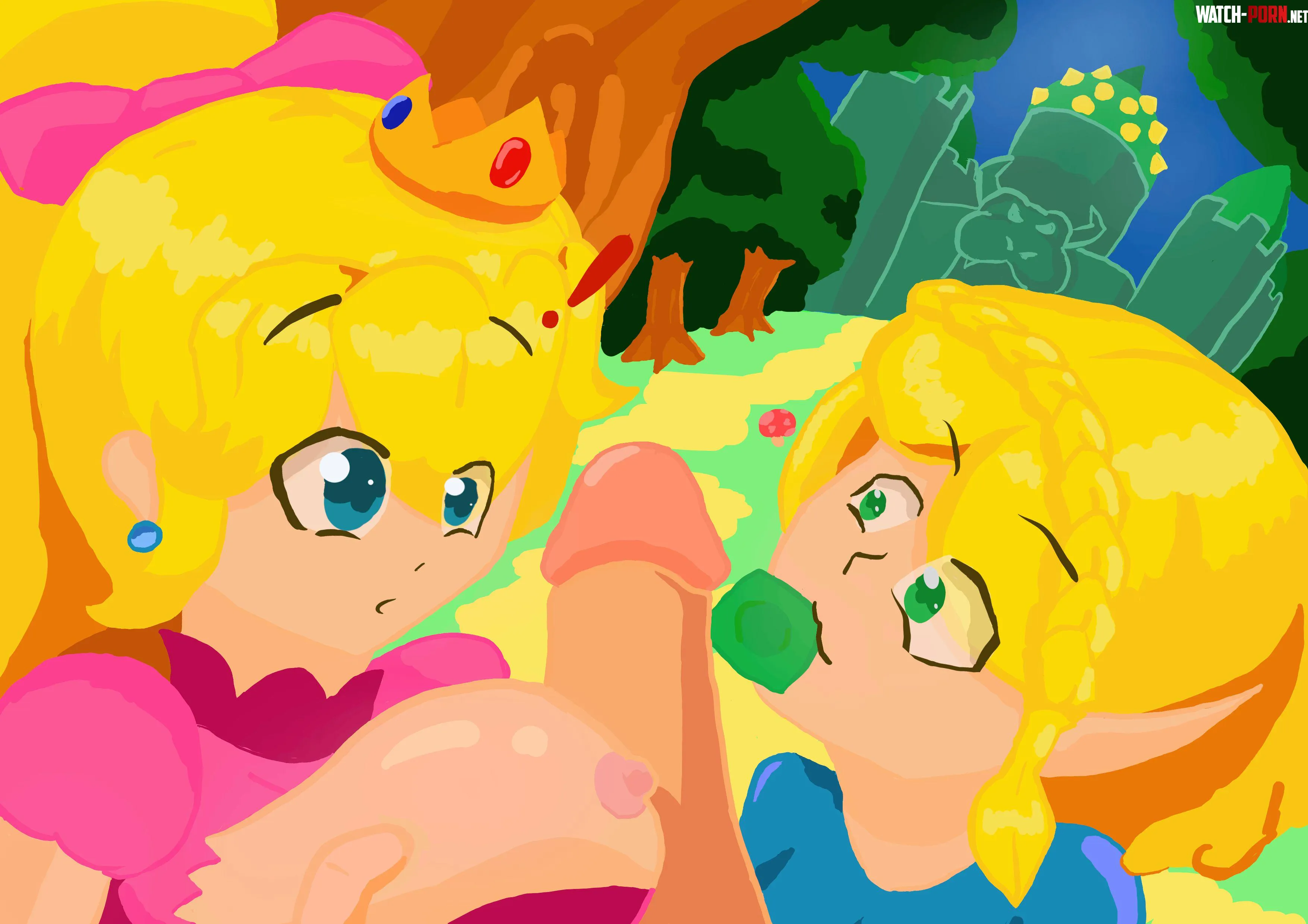 Completing this quest might unlock a very special reward… 🎮
(Princess Peach & Princess Zelda) [Env_nhu] by PositionArtistic5552
