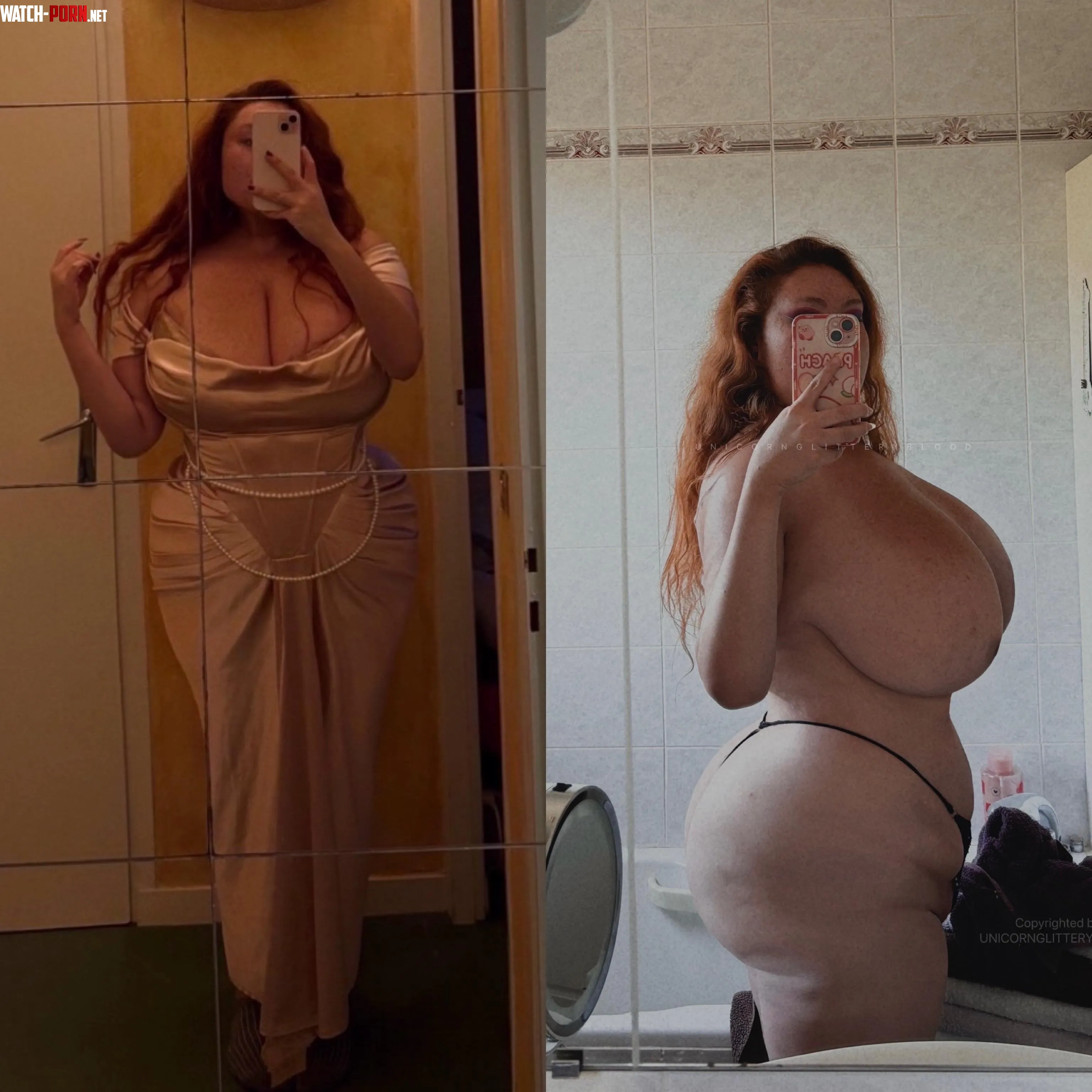 [OC] a thick on and off! which is best? by Unicornglitteryblood