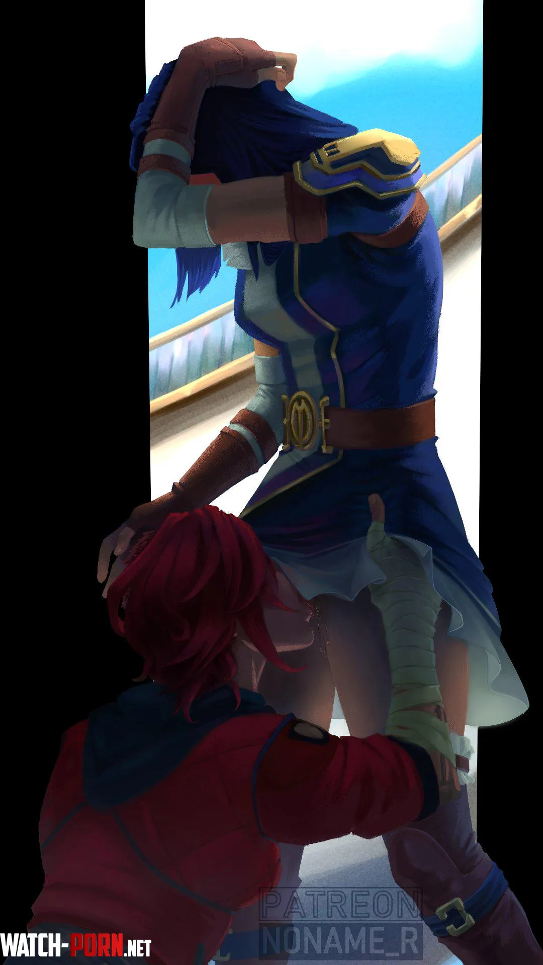 Caitlyn taking a break from work (noname o xxx) by Shallan-Davar-Lover