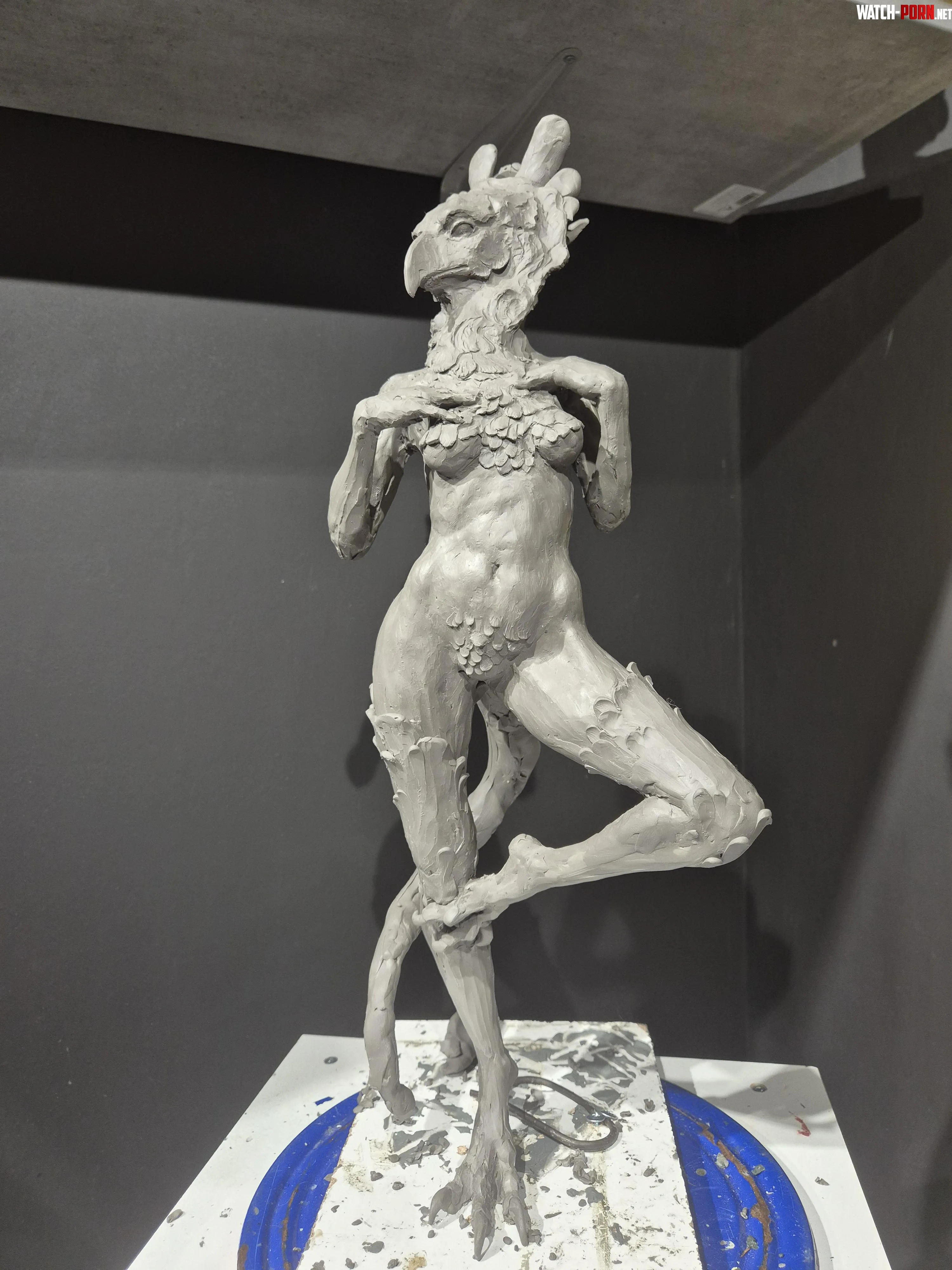Harpy (Xrash) plasticine sculpture ,2026 by Putrid-Initiative308