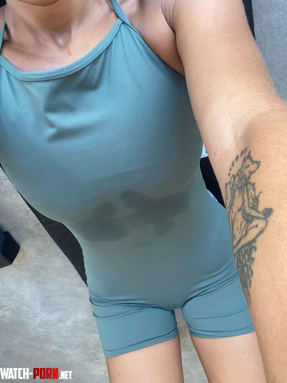 Bathed in sweat 💦💦💦 Again 🥵 by chrissy-fit