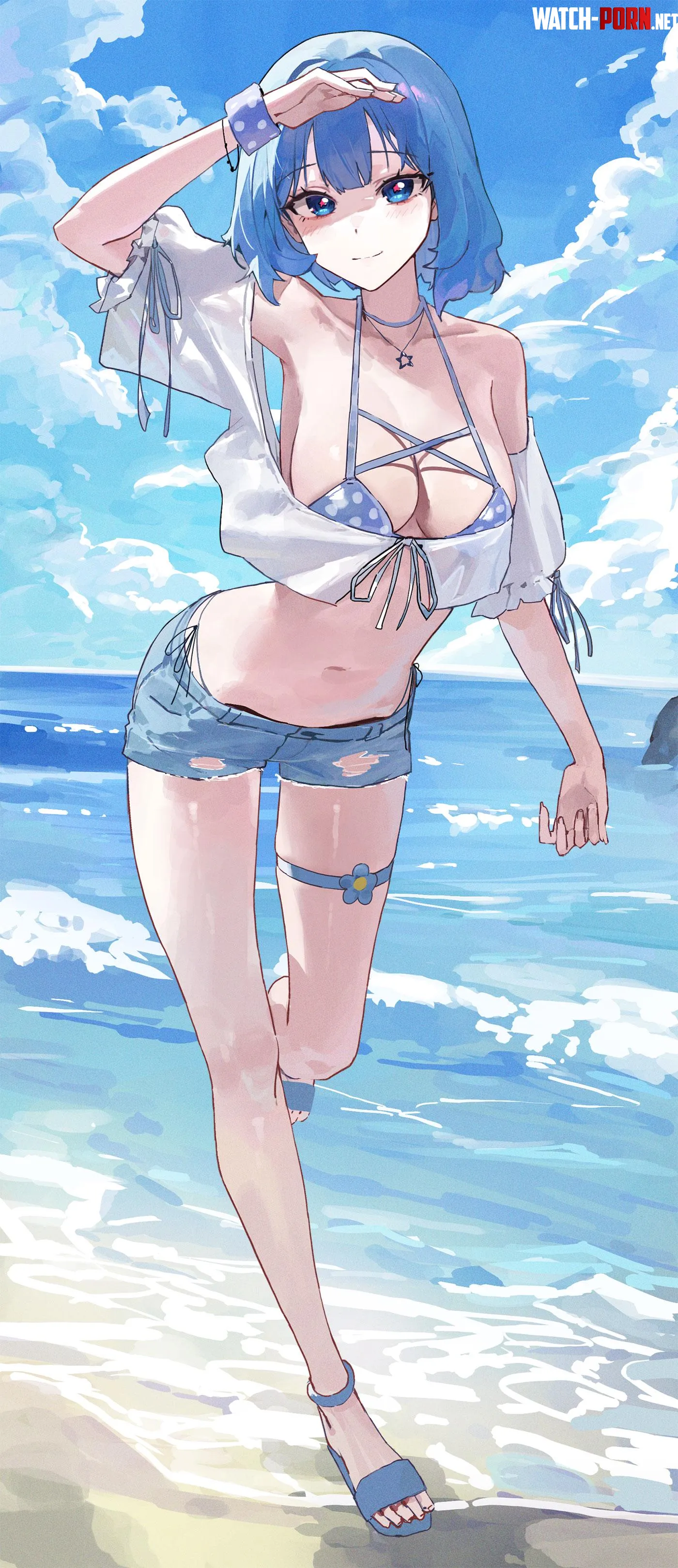 Comfy Beach Gal [Original] by A_MASSIVE_PERVERT