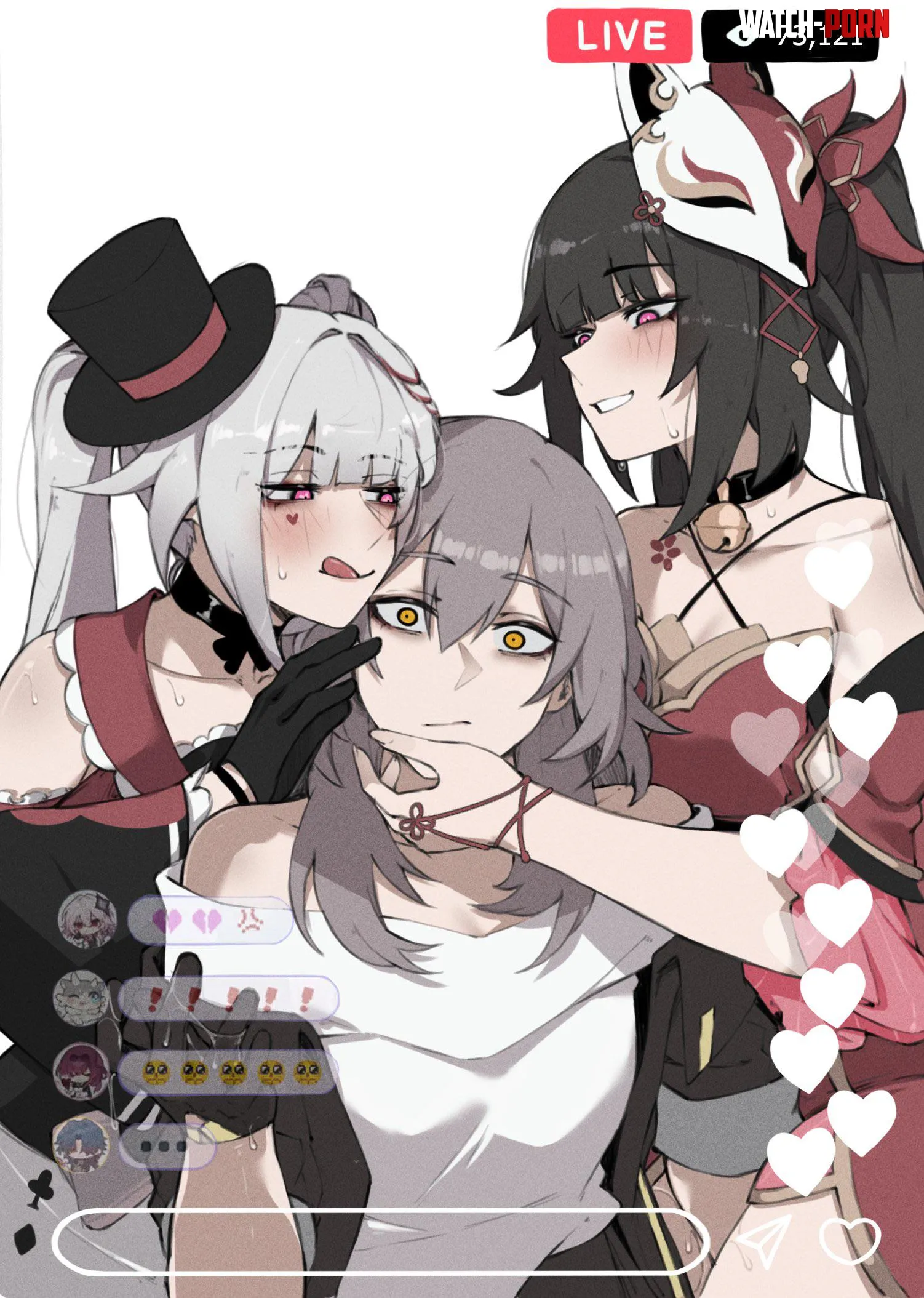 Sparxie, Sparkle & Stelle livestream [Honkai: Star Rail] by Silent_Steak_9540