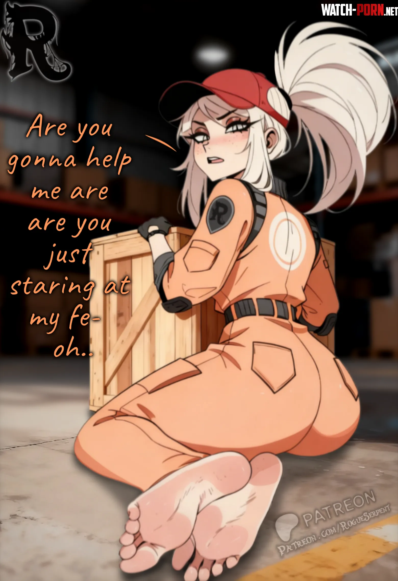 (Emily) *OC* Coworker Feet by Rogue_Serpent