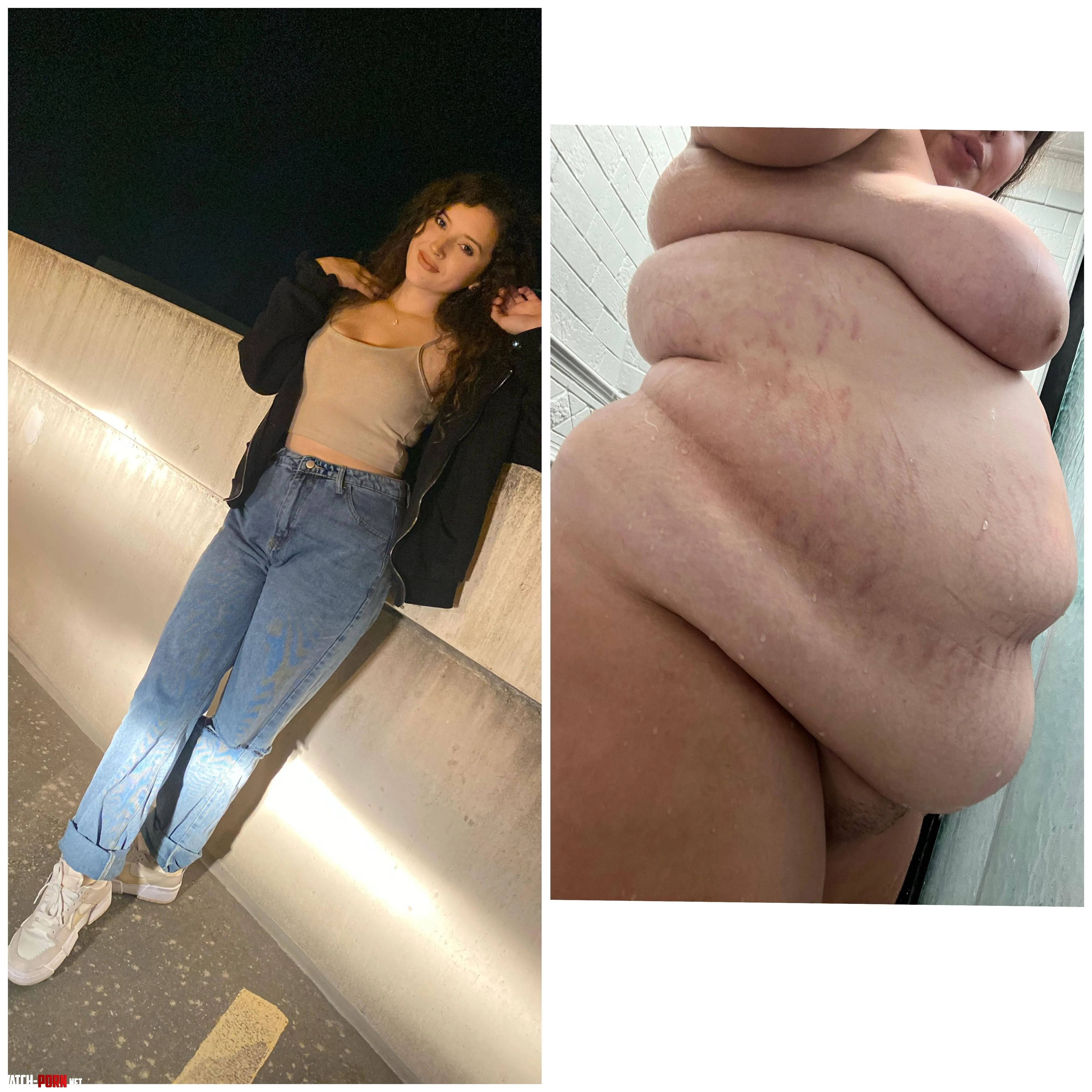 From tiny waist to belly rolls 🤭 by AnybodyLost6726