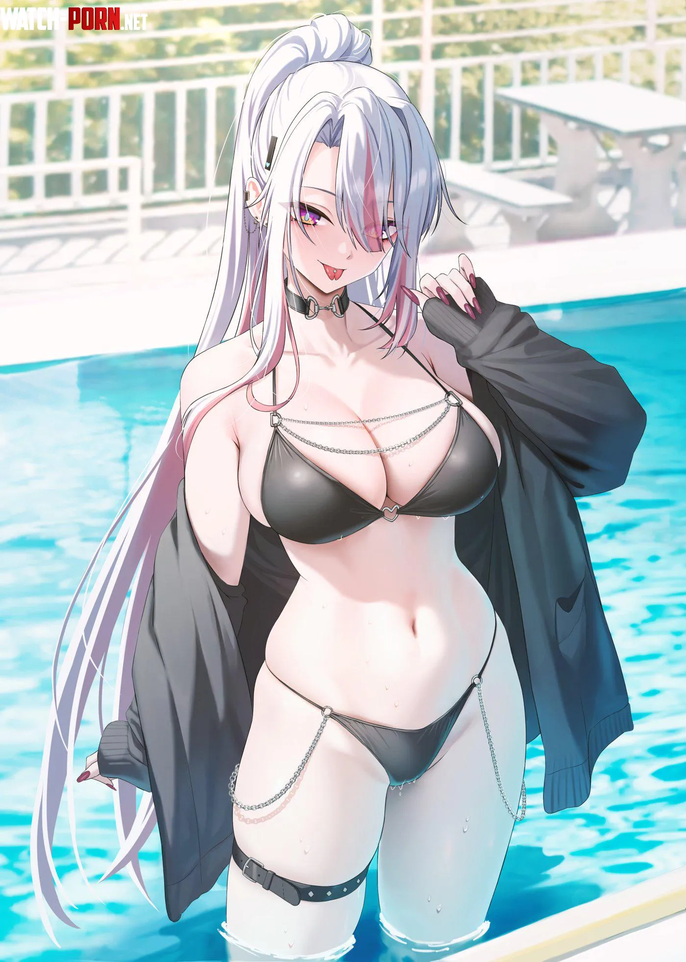 Enjoying the Pool by WoolsonDaSheep