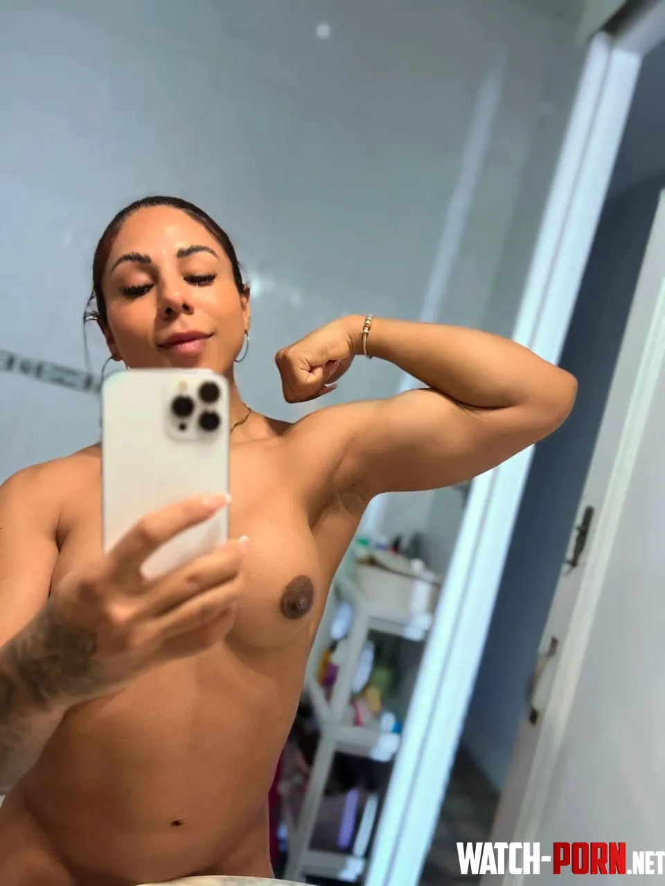 Just me flexing in the mirror after a good session by Real-Diver8010