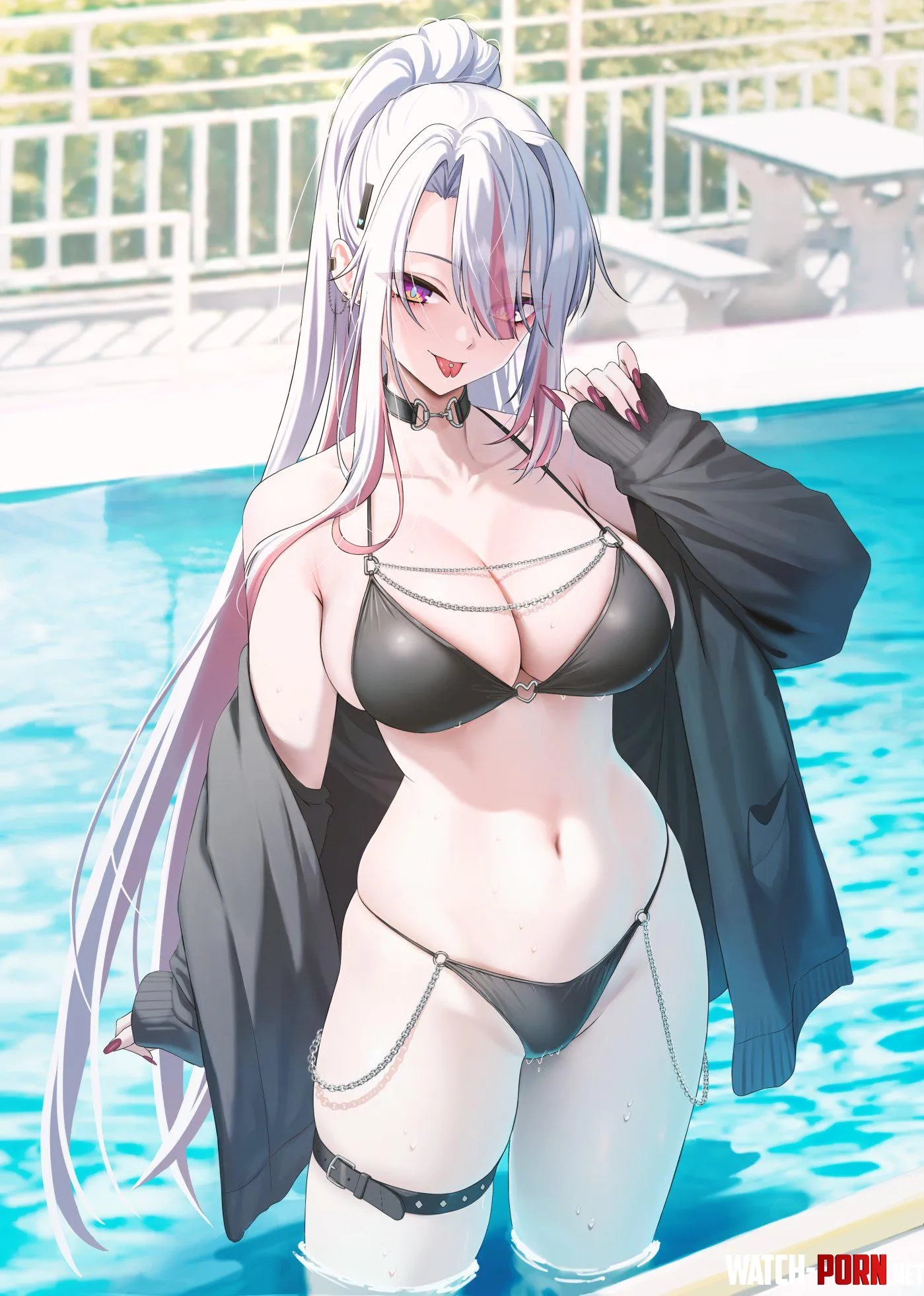 Enjoying the Pool [Artist's Original] by WoolsonDaSheep