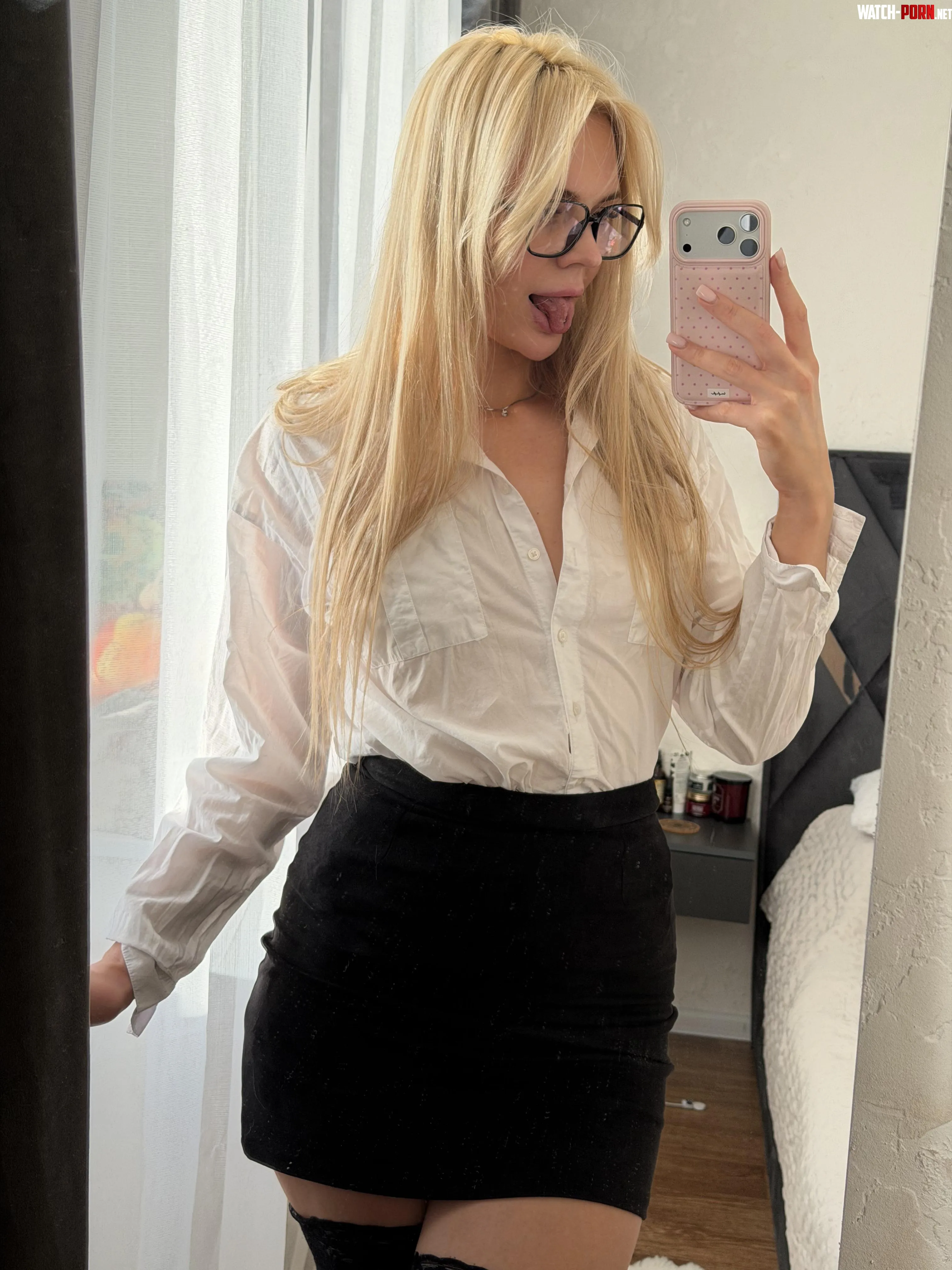 Pretty sure the boss couldn’t keep his eyes off my outfit today by ShinyDiamant