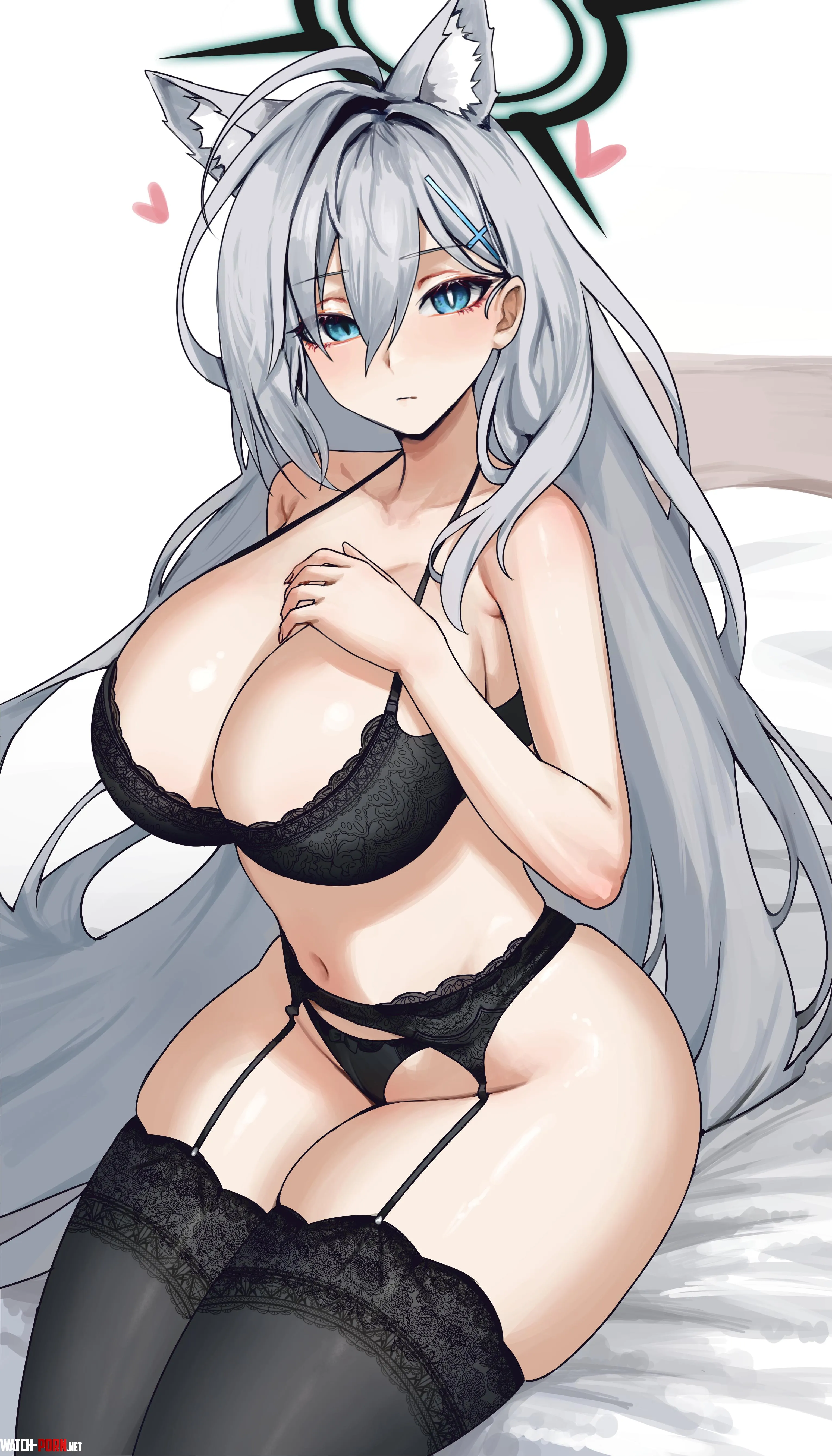 Shiroko Terror in lingerie (3nmo_440) [Blue Archive] by TheRoySez