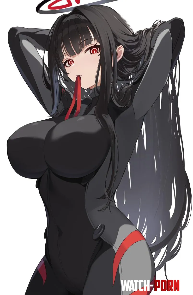 Rio tying her Hair [Blue Archive] by WoolsonDaSheep