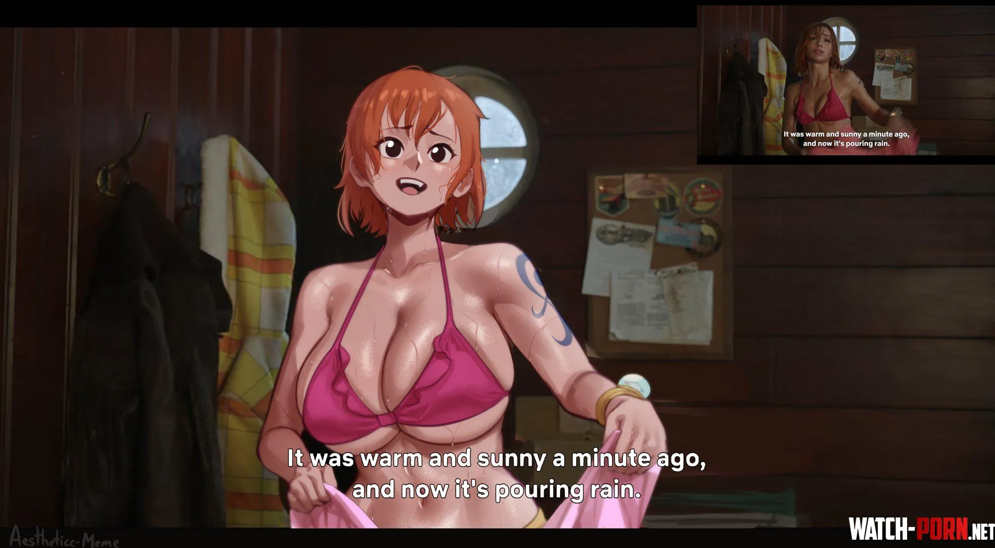 Nami Live Action Redraw by Lolini