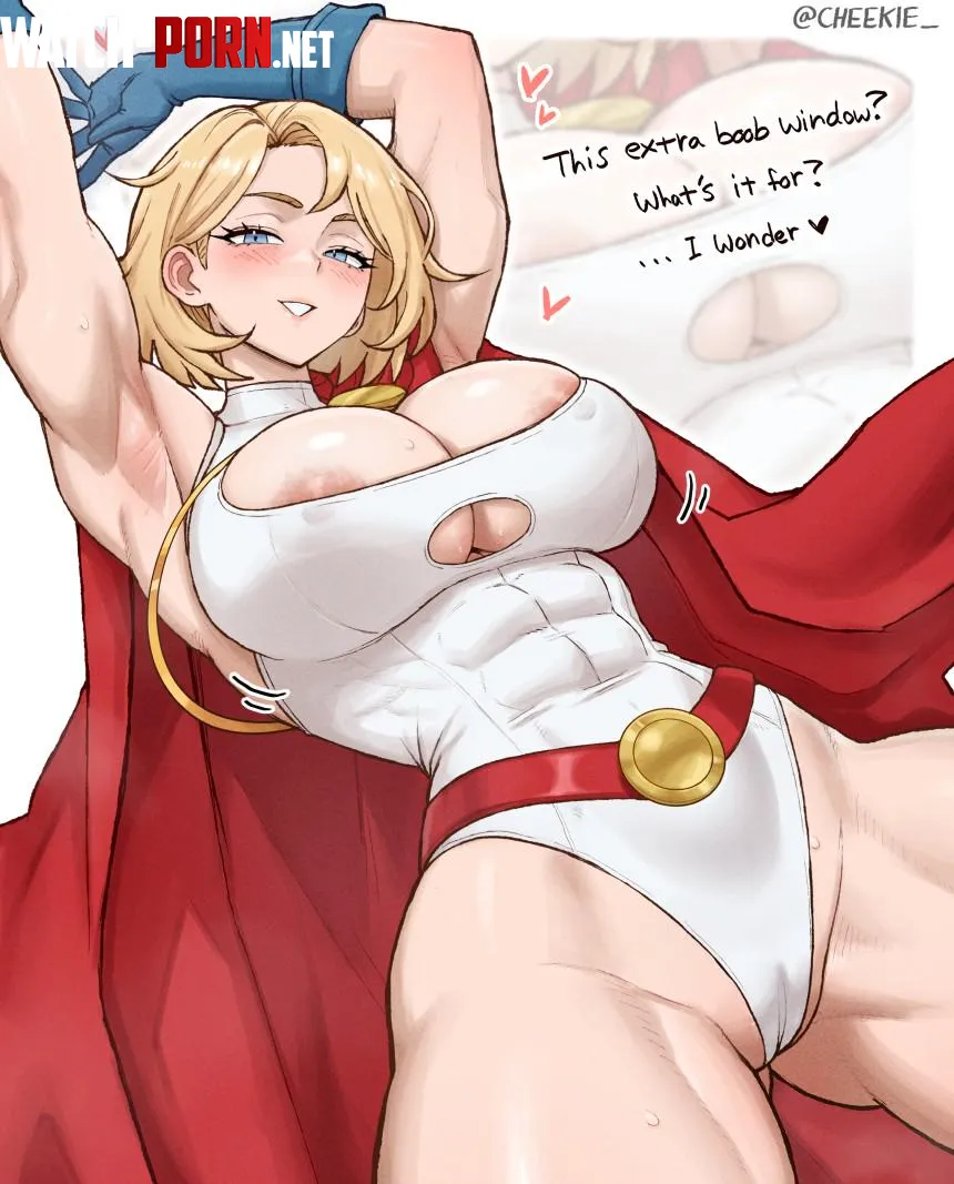 Power Girl's Second Window (Cheekie) by Bazaarthrone
