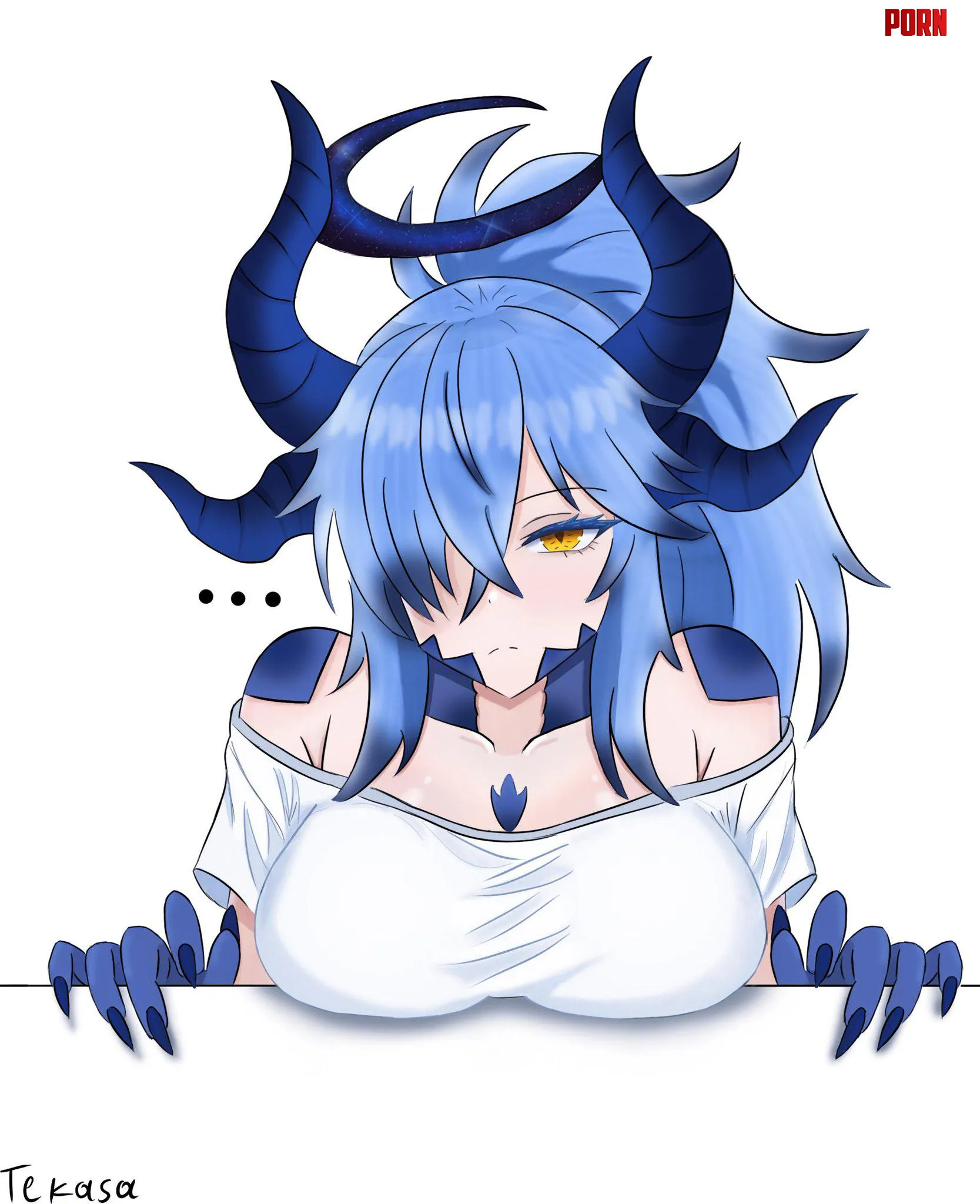 Dragon girl (by @TekasaArt) by Financial-Ad5494