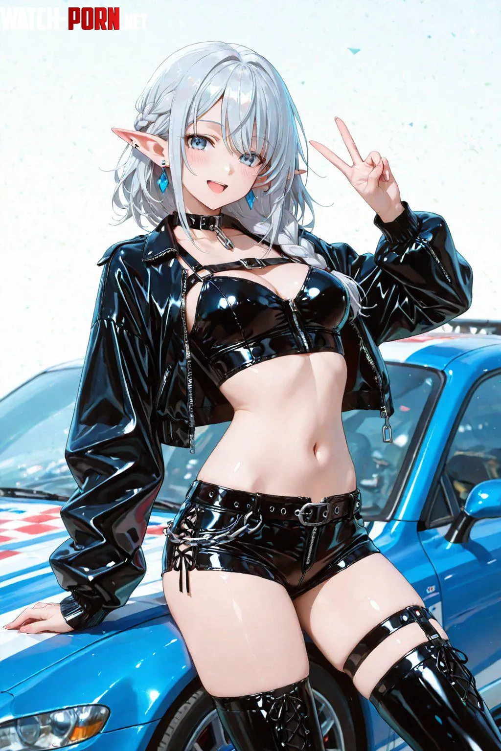 Rider Elf in Black by WoolsonDaSheep