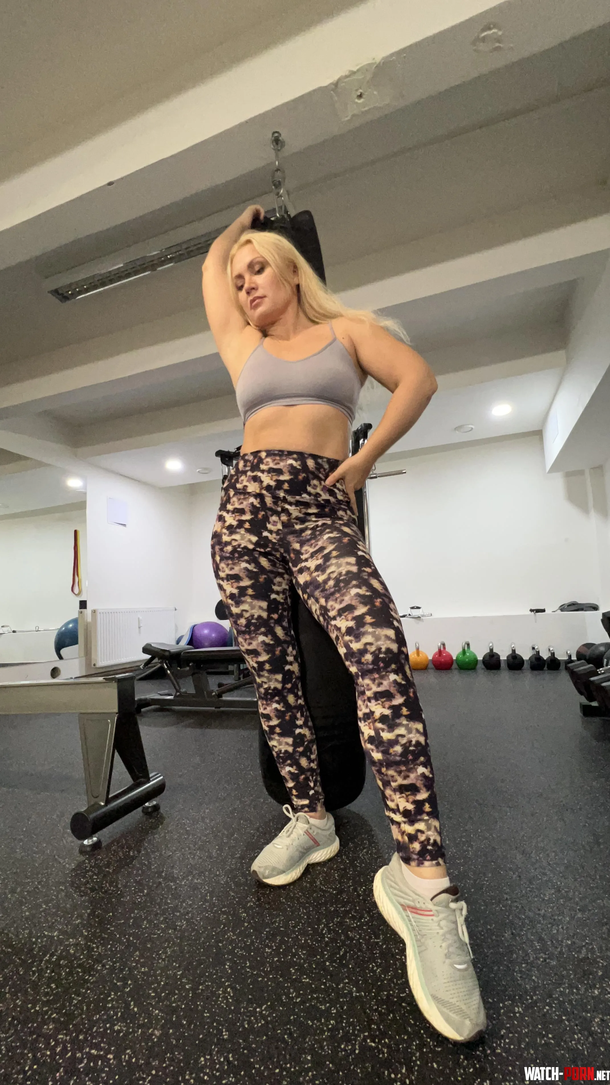 these white leggings always turn some heads at the gym by Zerworinellea