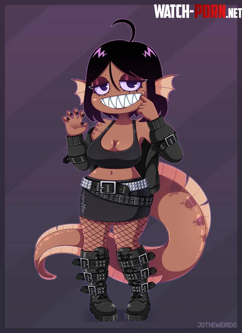 Sharp teeth and chubby boobs by velvetriotsi