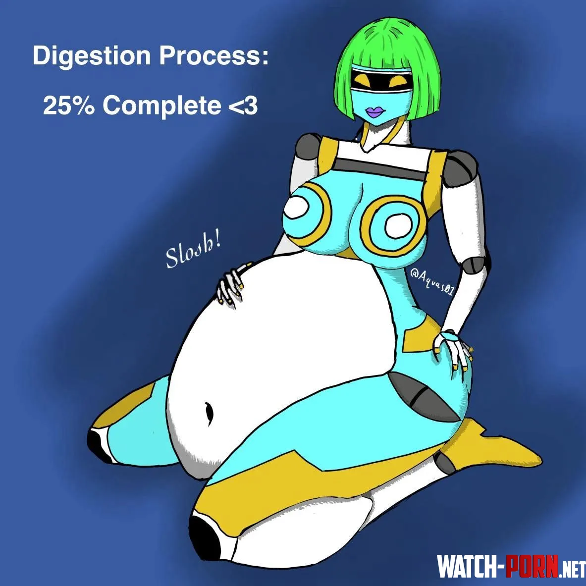 {image} A Robotic Meal (art by me) by Fishasaurus_Rex