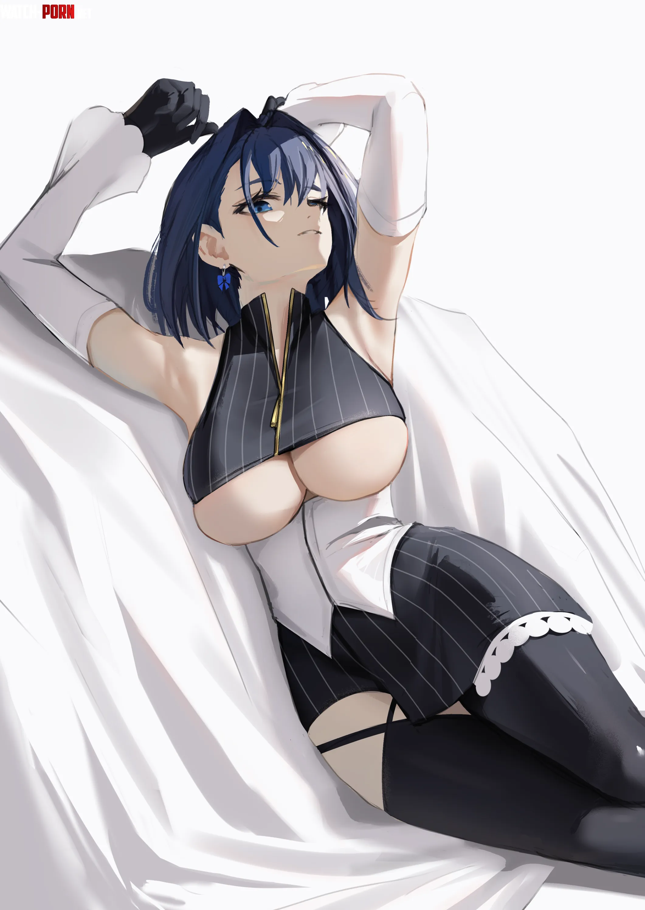 Kronii's lovely underboob [Hololive] by marxsander2016