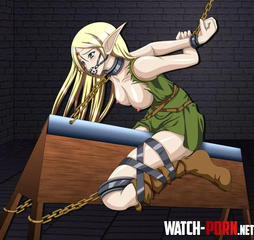 Poor little elf adventure lost in the dungeon by Julia6942o