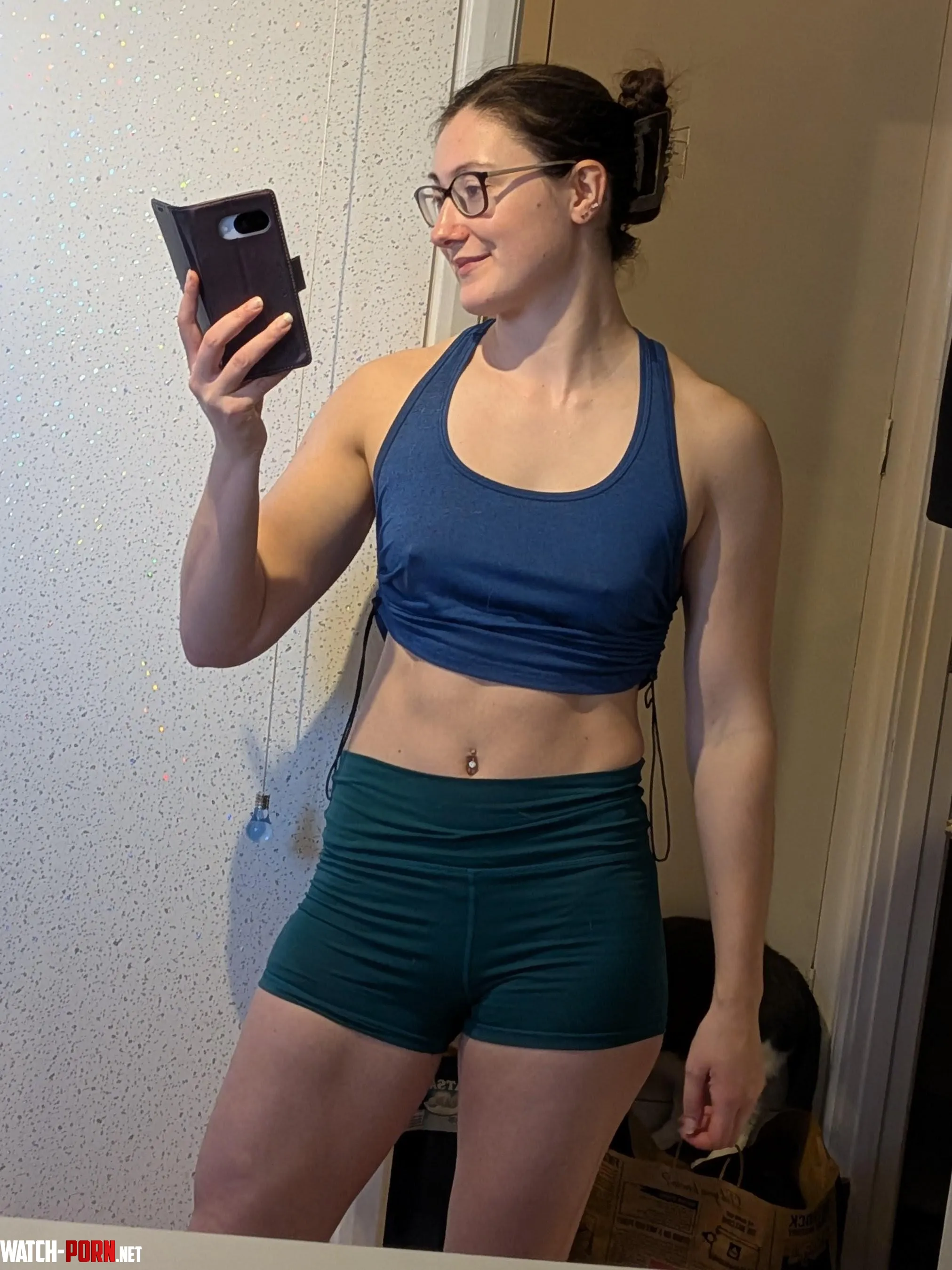 I wonder if the neighbours will see me working out in the garden by SirenSasha_336